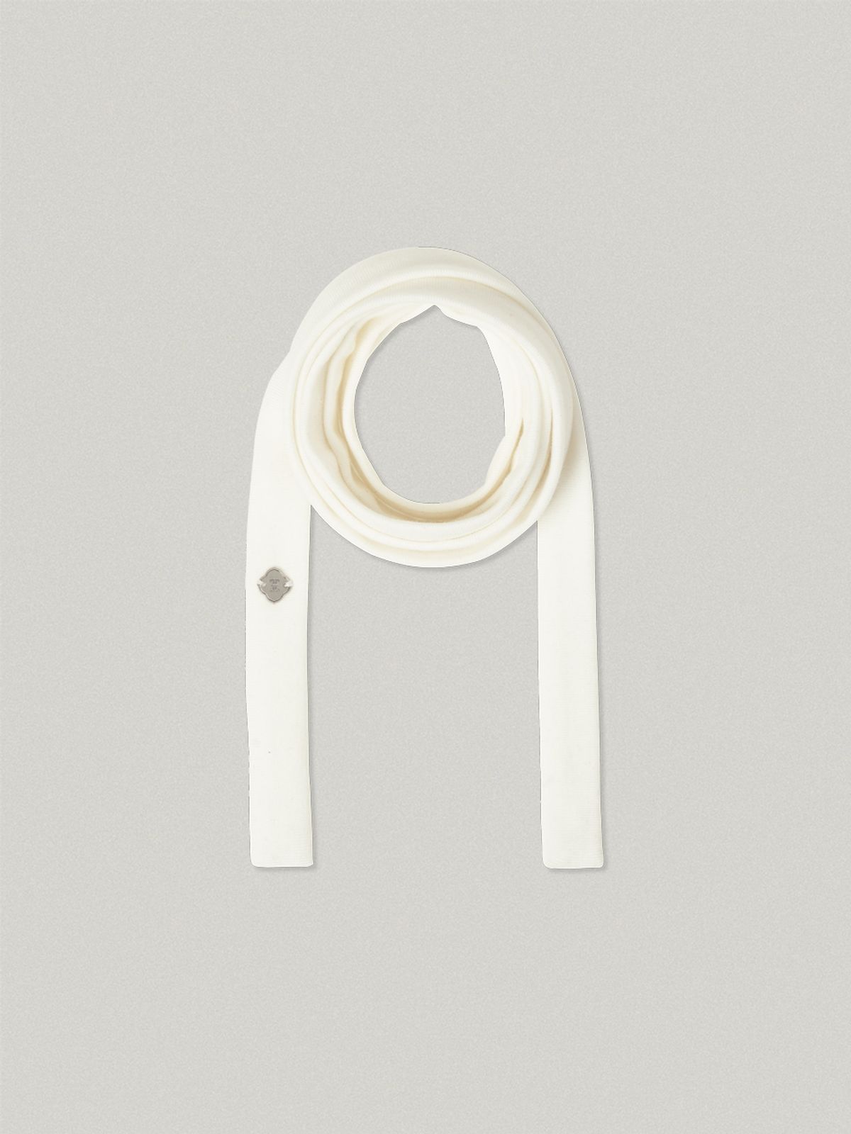 폴뉴아(FOLNUA) FOULARD LONG LAYERED T-SHIRT (IVORY)