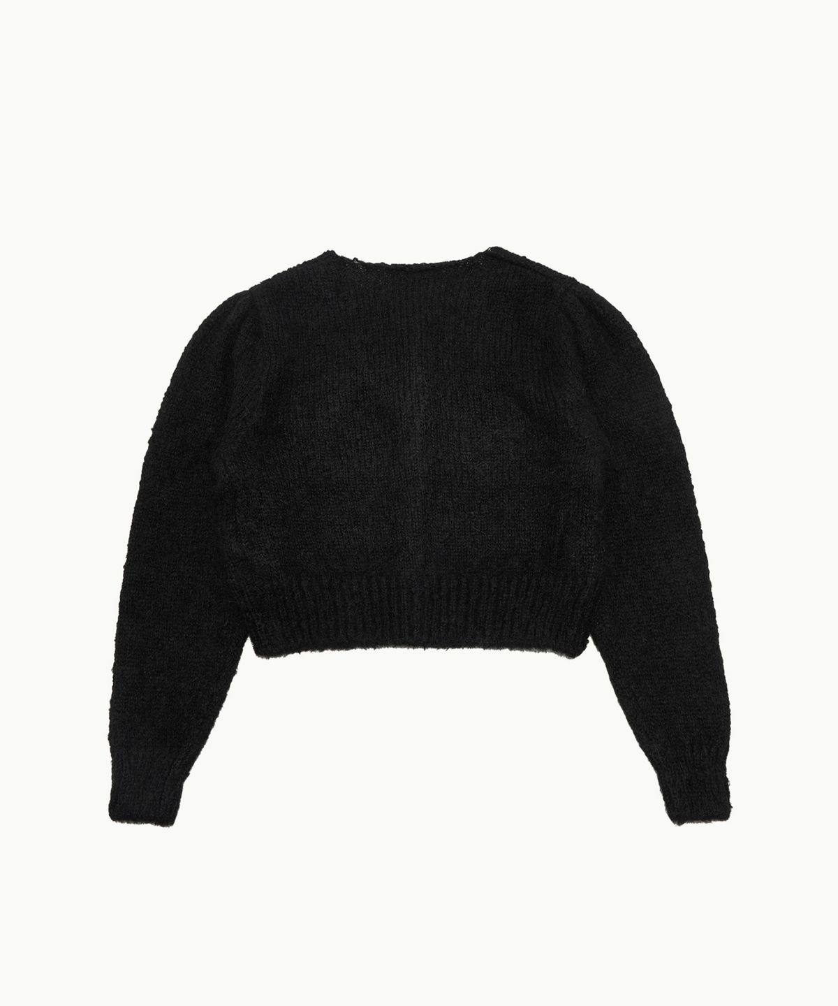 아모멘토(AMOMENTO) NEW GRANDMA CARDIGAN_BLACK