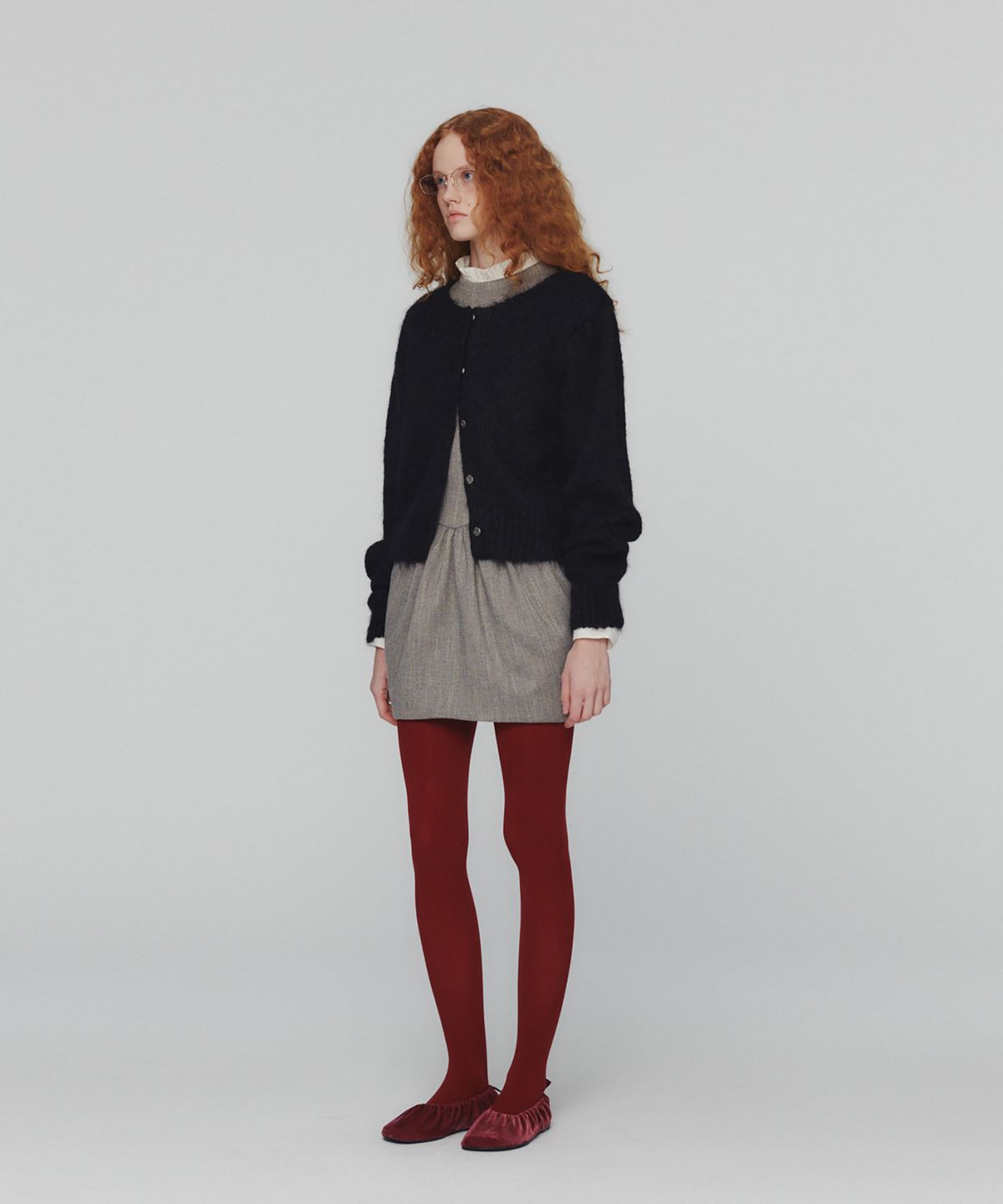아모멘토(AMOMENTO) NEW GRANDMA CARDIGAN_BLACK