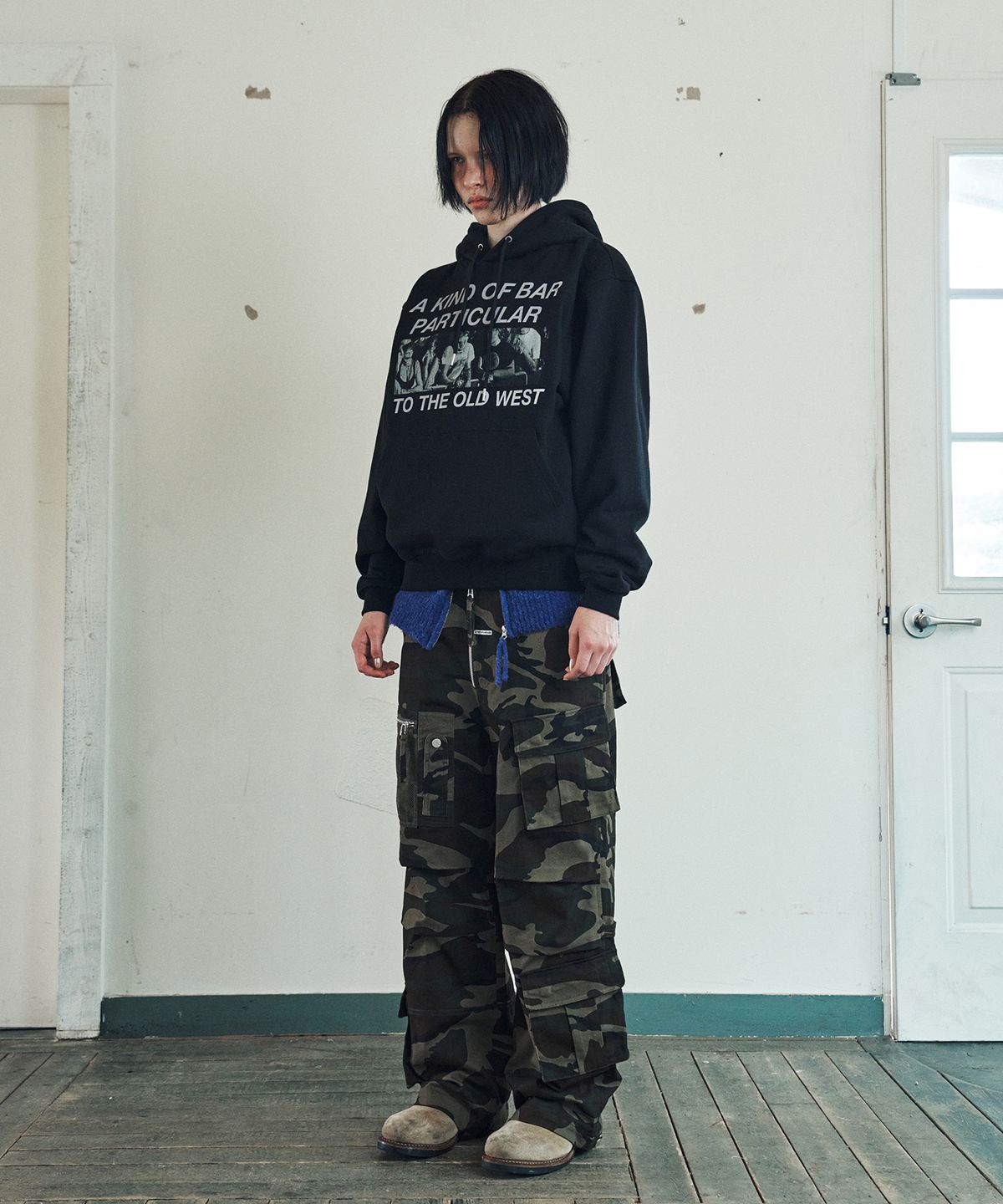 더바이닐하우스(THEVINYLHOUSE) MILITARY CARGO PANTS CAMO