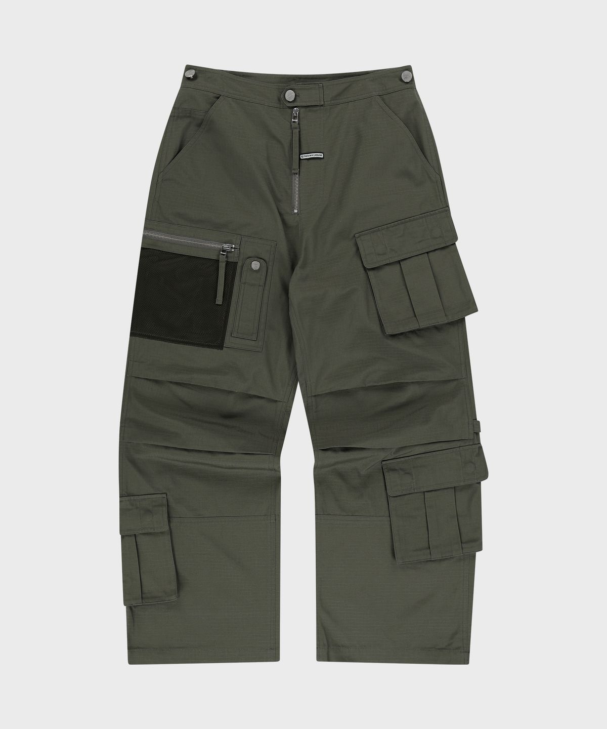 더바이닐하우스(THEVINYLHOUSE) MILITARY CARGO PANTS KHAKI
