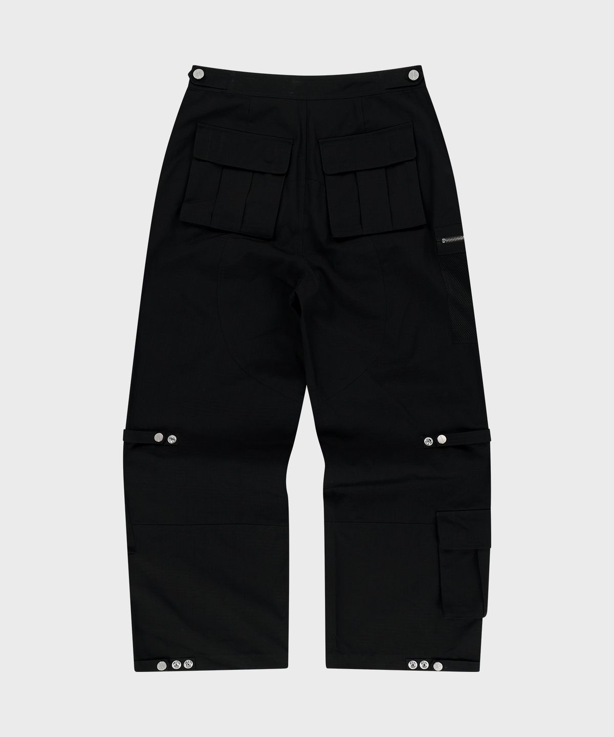 더바이닐하우스(THEVINYLHOUSE) MILITARY CARGO PANTS BLACK