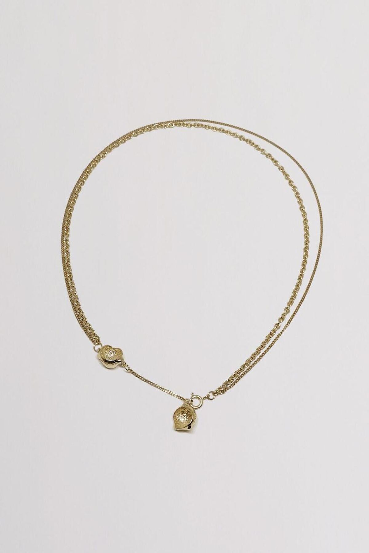 휴스타드(HUSTAD) HUSTAD 227 Two way Necklace_925 실버/14k 골드 네크리스