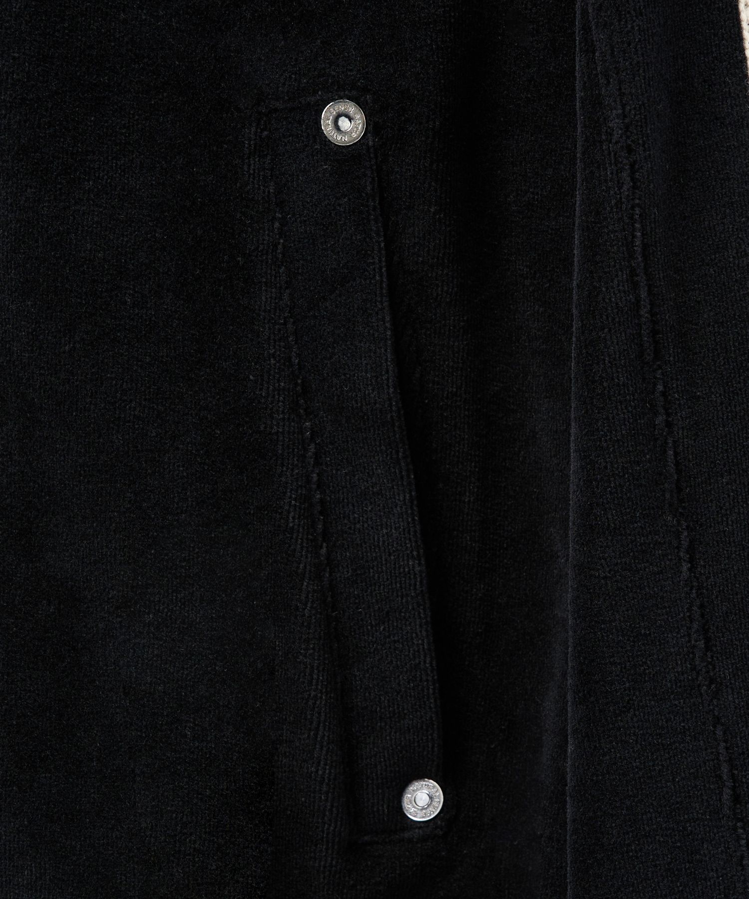 ◆SATUR◆ W Lawton Velor Collar Jacket Black SA243WTJ03BK MUSINSA | SATUR (W) Lawton Velour Collar Jacket Black