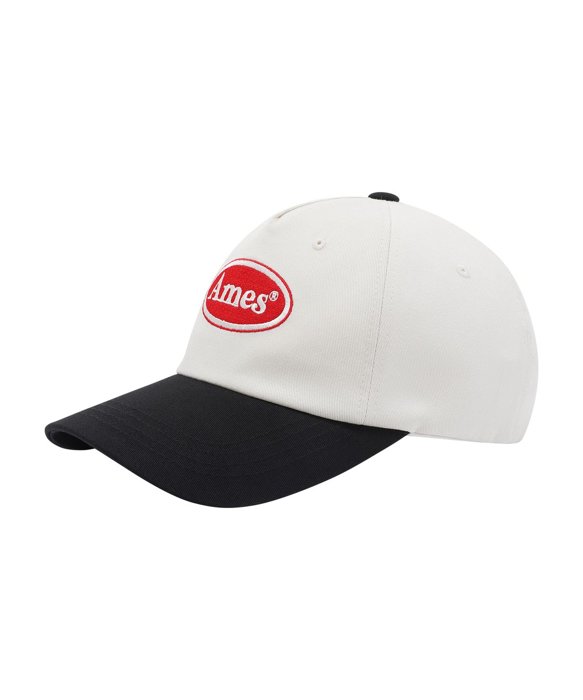 아메스 월드와이드(AMES-WORLDWIDE) SYMBOL LOGO TWOTONE BALL CAP CREAM