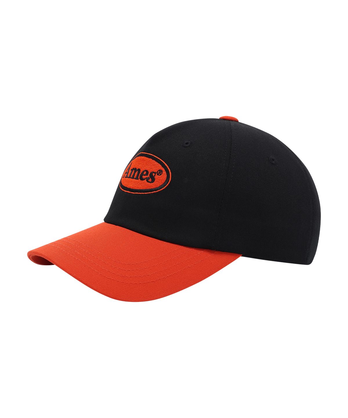 아메스 월드와이드(AMES-WORLDWIDE) SYMBOL LOGO TWOTONE BALL CAP BLACK