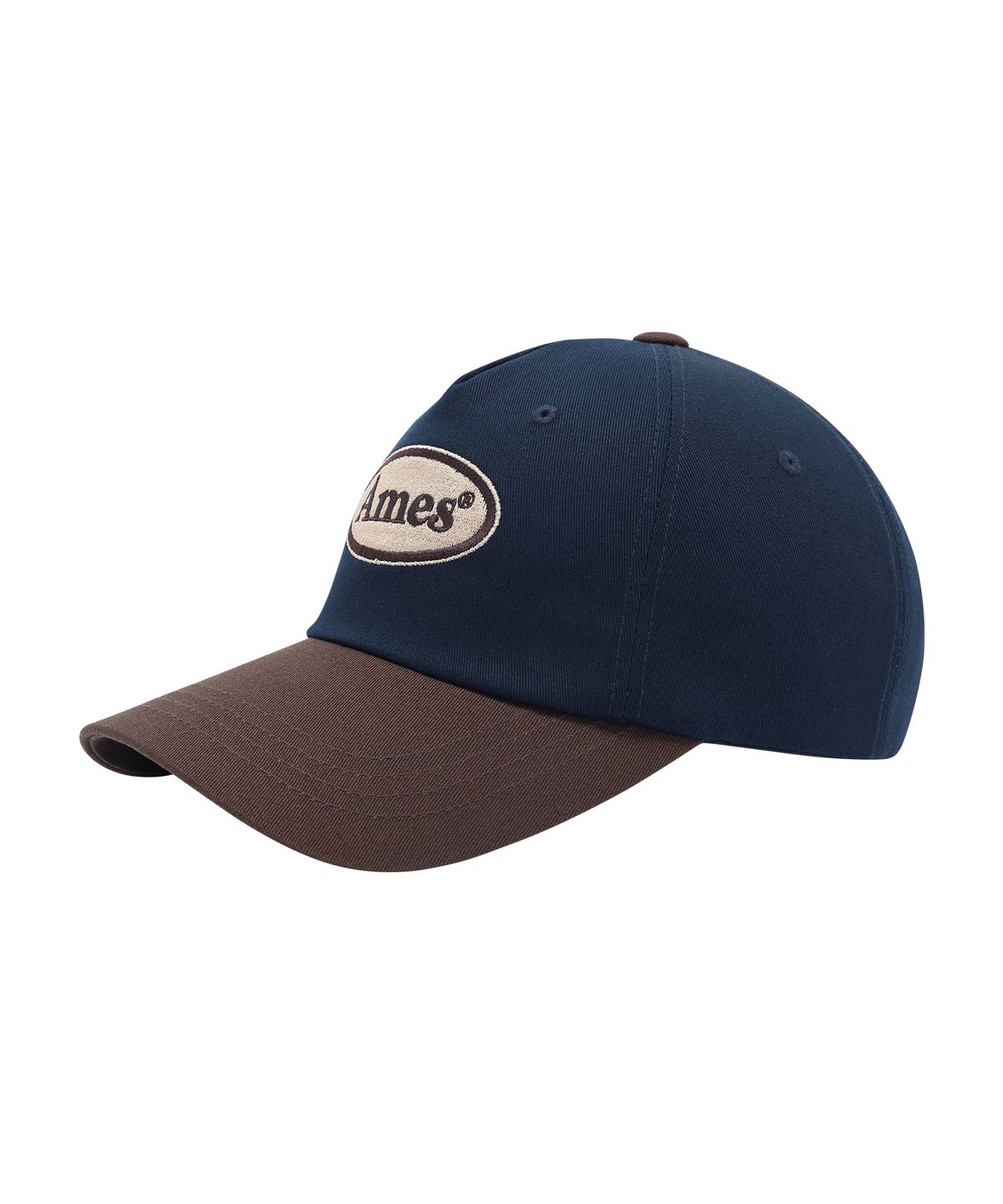 아메스 월드와이드(AMES-WORLDWIDE) SYMBOL LOGO TWOTONE BALL CAP NAVY