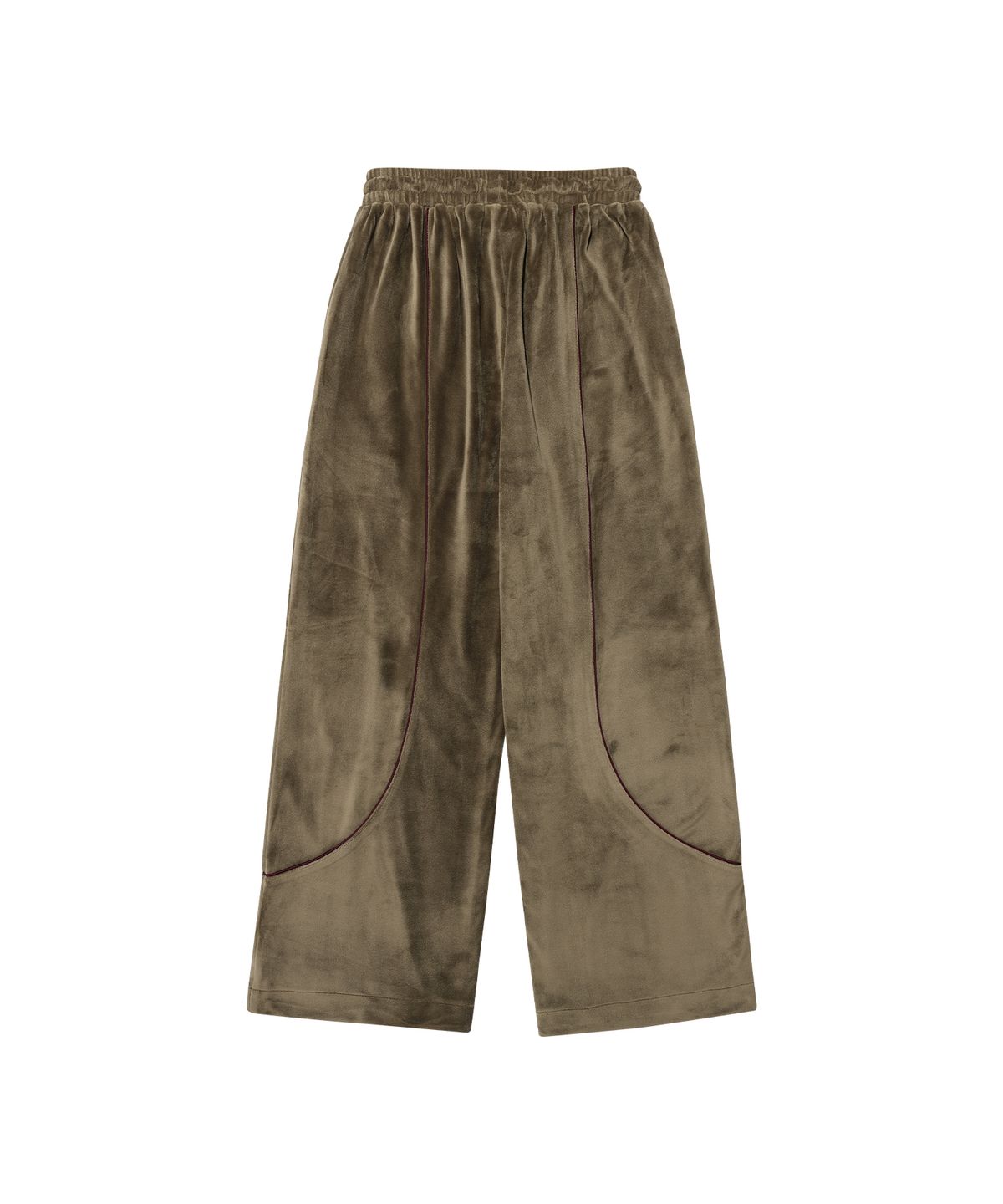 아메스 월드와이드(AMES-WORLDWIDE) VELOUR TRACK PANTS KHAKI