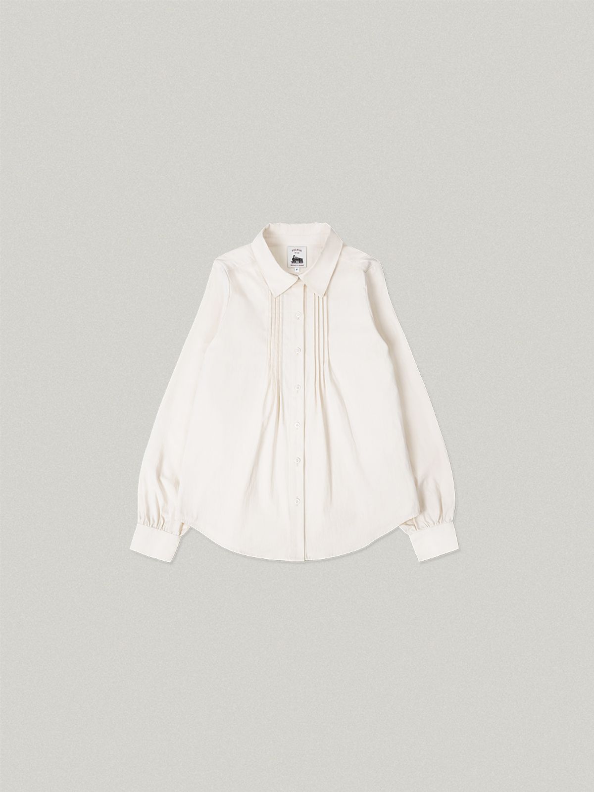 폴뉴아(FOLNUA) HALVAR PINTUCK BLOUSE (IVORY)