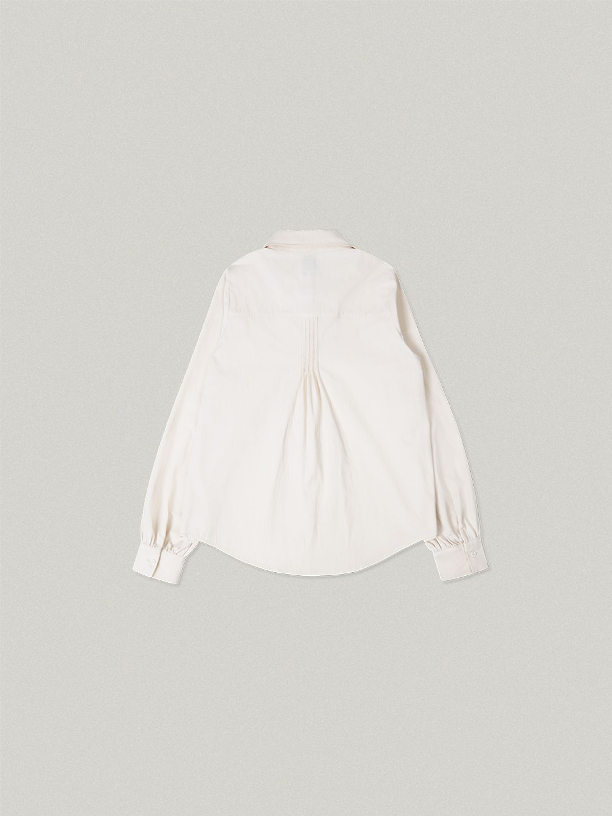 폴뉴아(FOLNUA) HALVAR PINTUCK BLOUSE (IVORY)