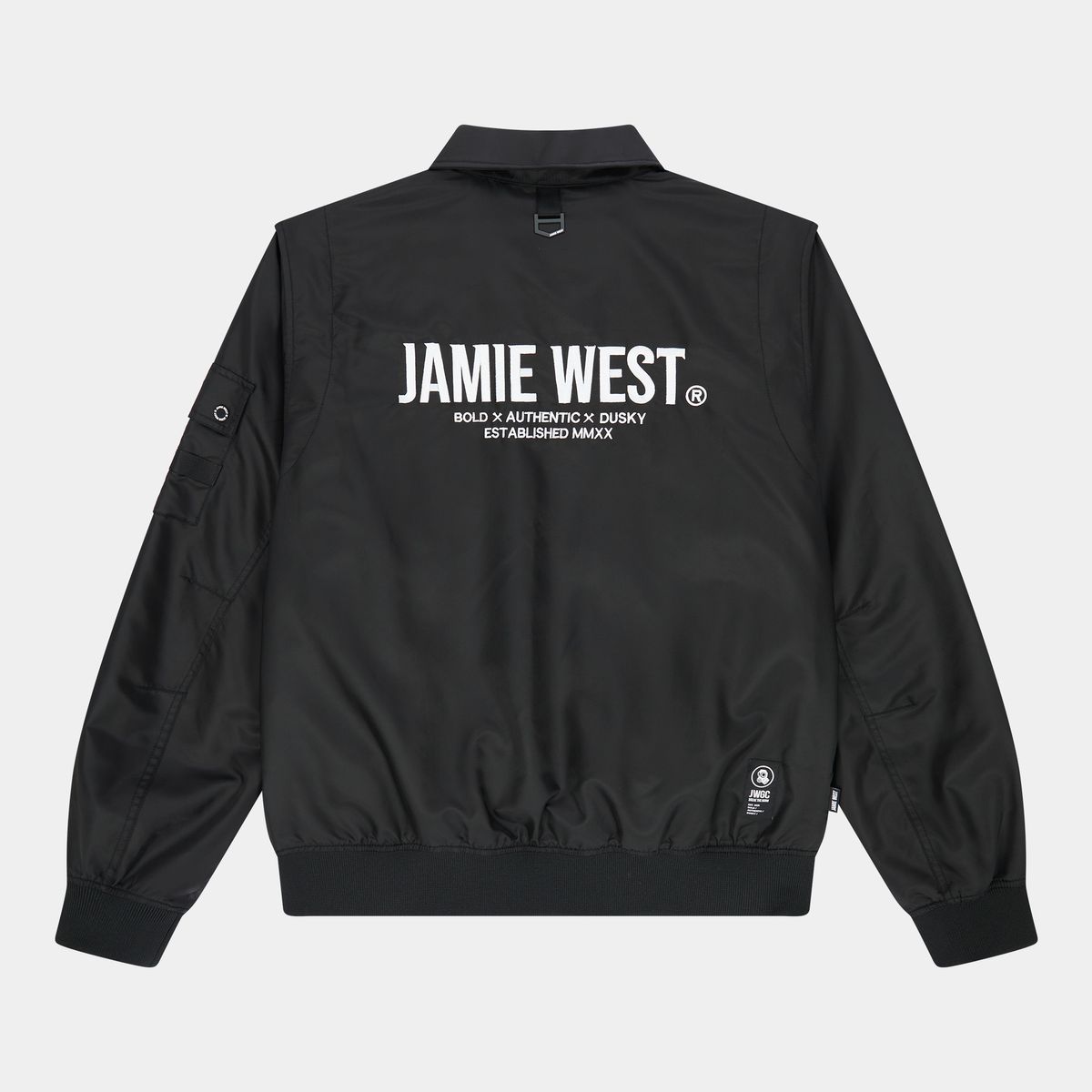 제이미웨스트(JAMIE WEST) 카라포인트 워크 점퍼 (블랙)