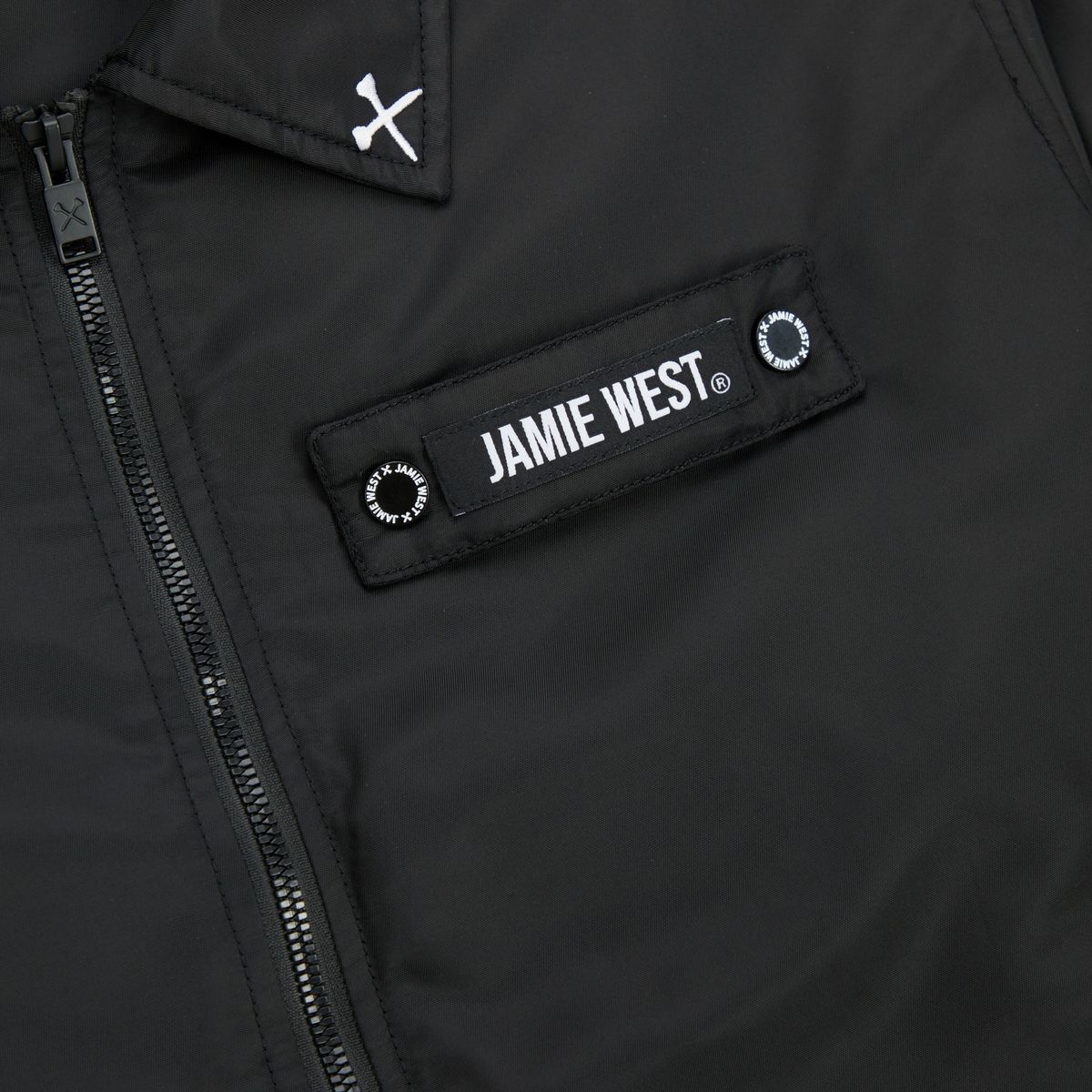 제이미웨스트(JAMIE WEST) 카라포인트 워크 점퍼 (블랙)