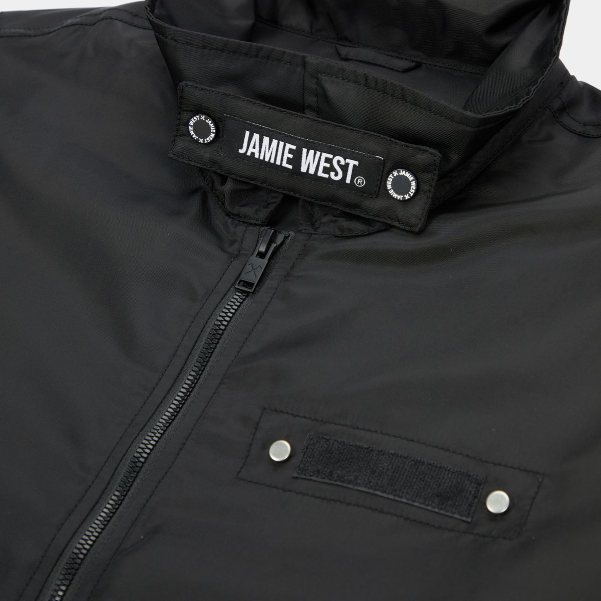 제이미웨스트(JAMIE WEST) 카라포인트 워크 점퍼 (블랙)