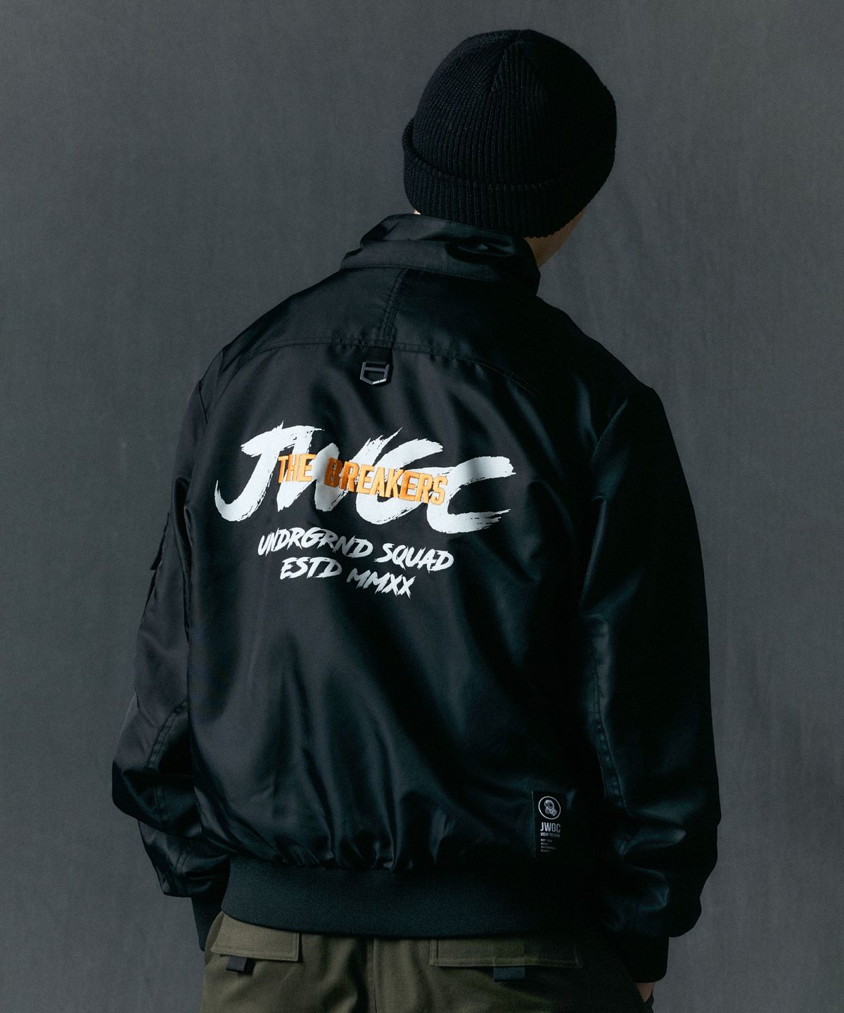 제이미웨스트(JAMIE WEST) JWGC 스탠드카라 윈드브레이커 (블랙)