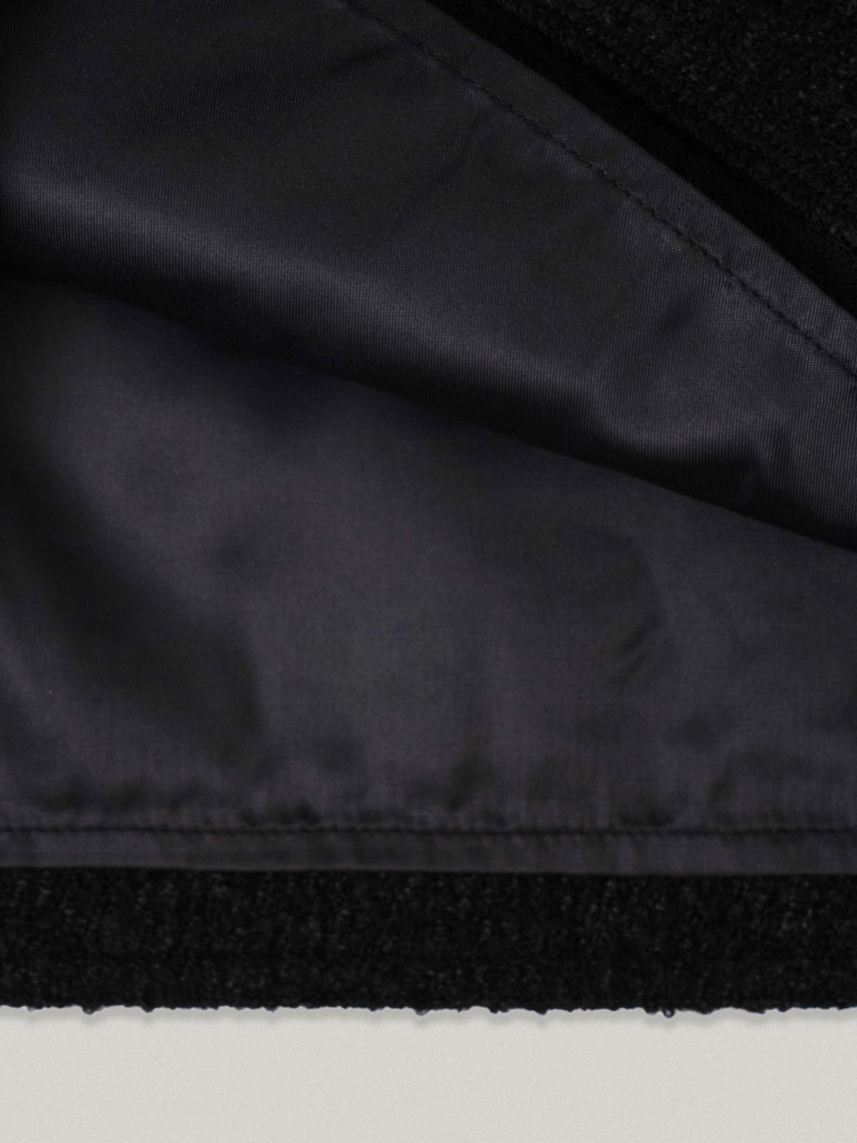 폴뉴아(FOLNUA) FUZZY TWEED SKIRT (BLACK)