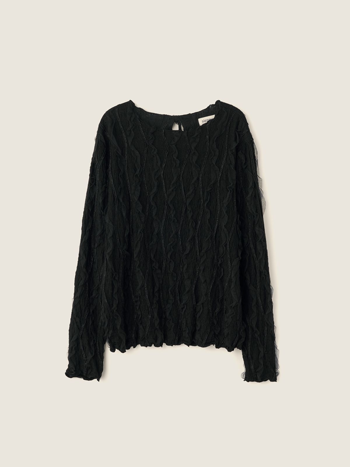 시엔느(SIENNE) Bless Lace Top (Black)