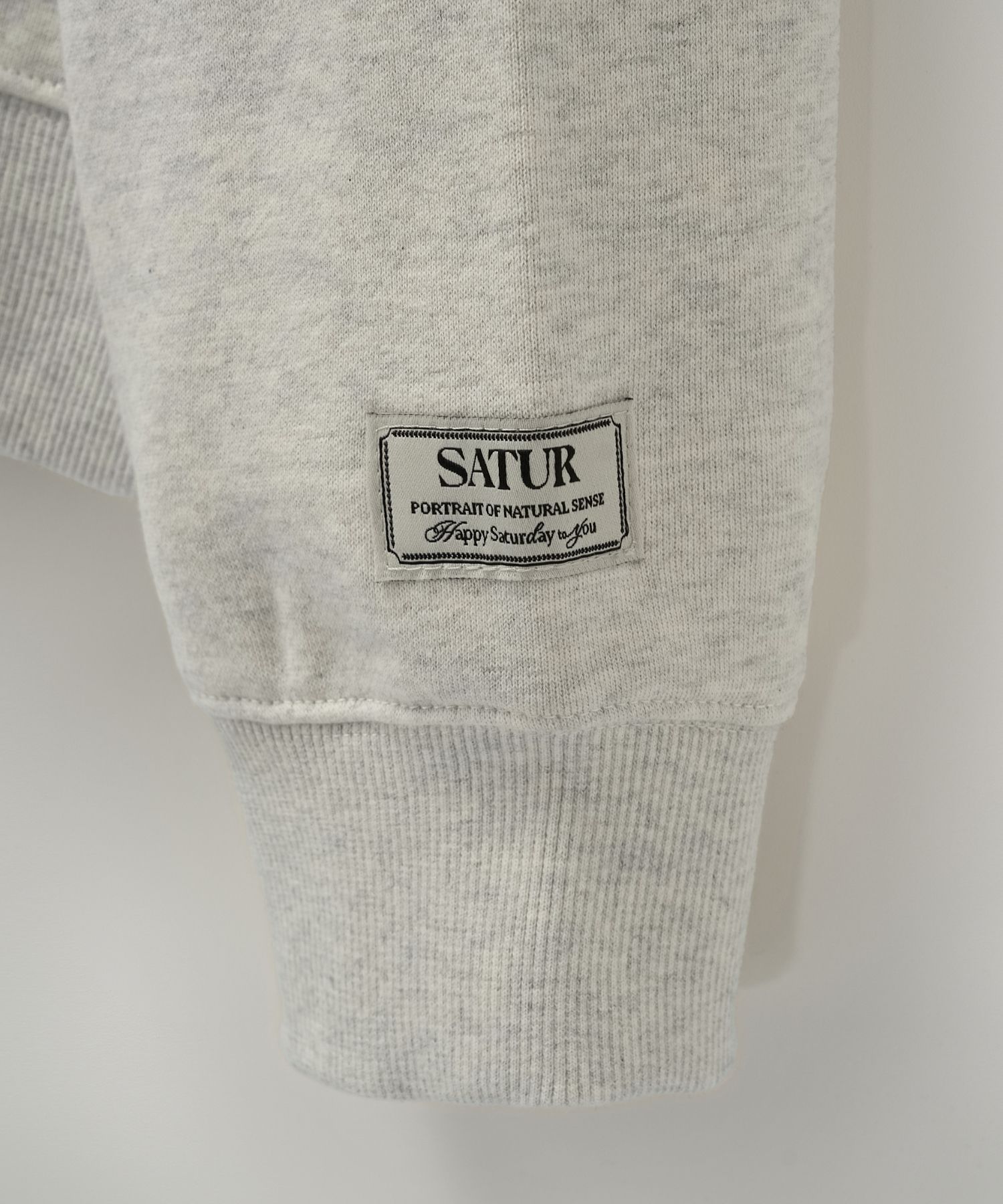 ◆SATUR◆ Angel graphic sweatshirt melange ivory SA244UTM13M MUSINSA | SATUR Angel Graphic Sweatshirt Melange Ivory