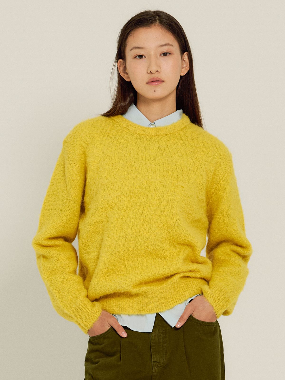 시엔느(SIENNE) Monet Alpaca Knit (Yellow)