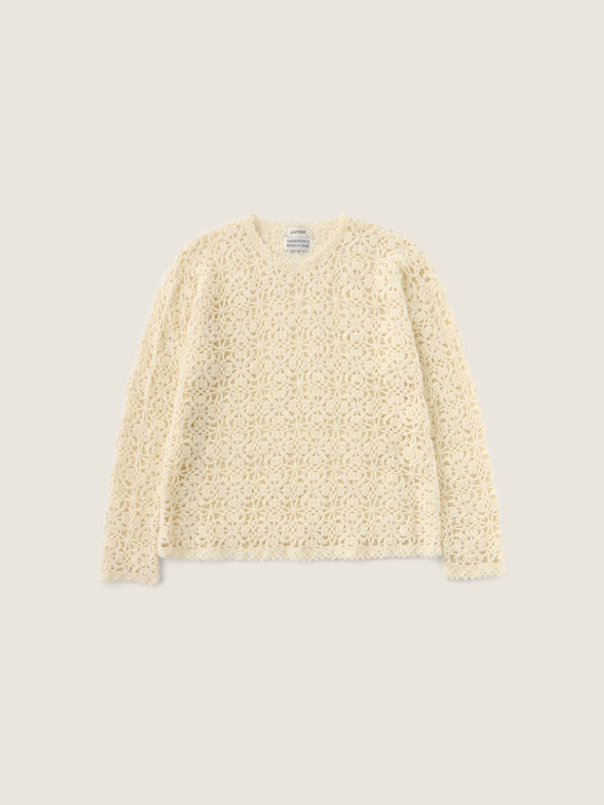 시엔느(SIENNE) Handmade Mohair Knit (Cream)