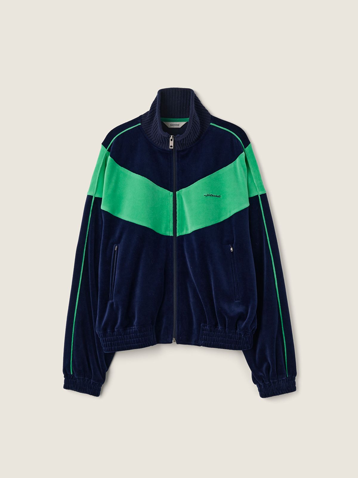 시엔느(SIENNE) Lyon Track Jacket (Navy)