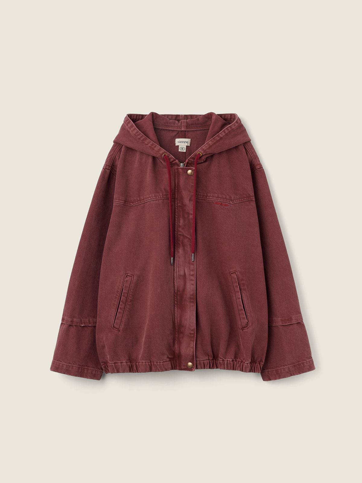 시엔느(SIENNE) Elvis Work Jacket (Burgundy)
