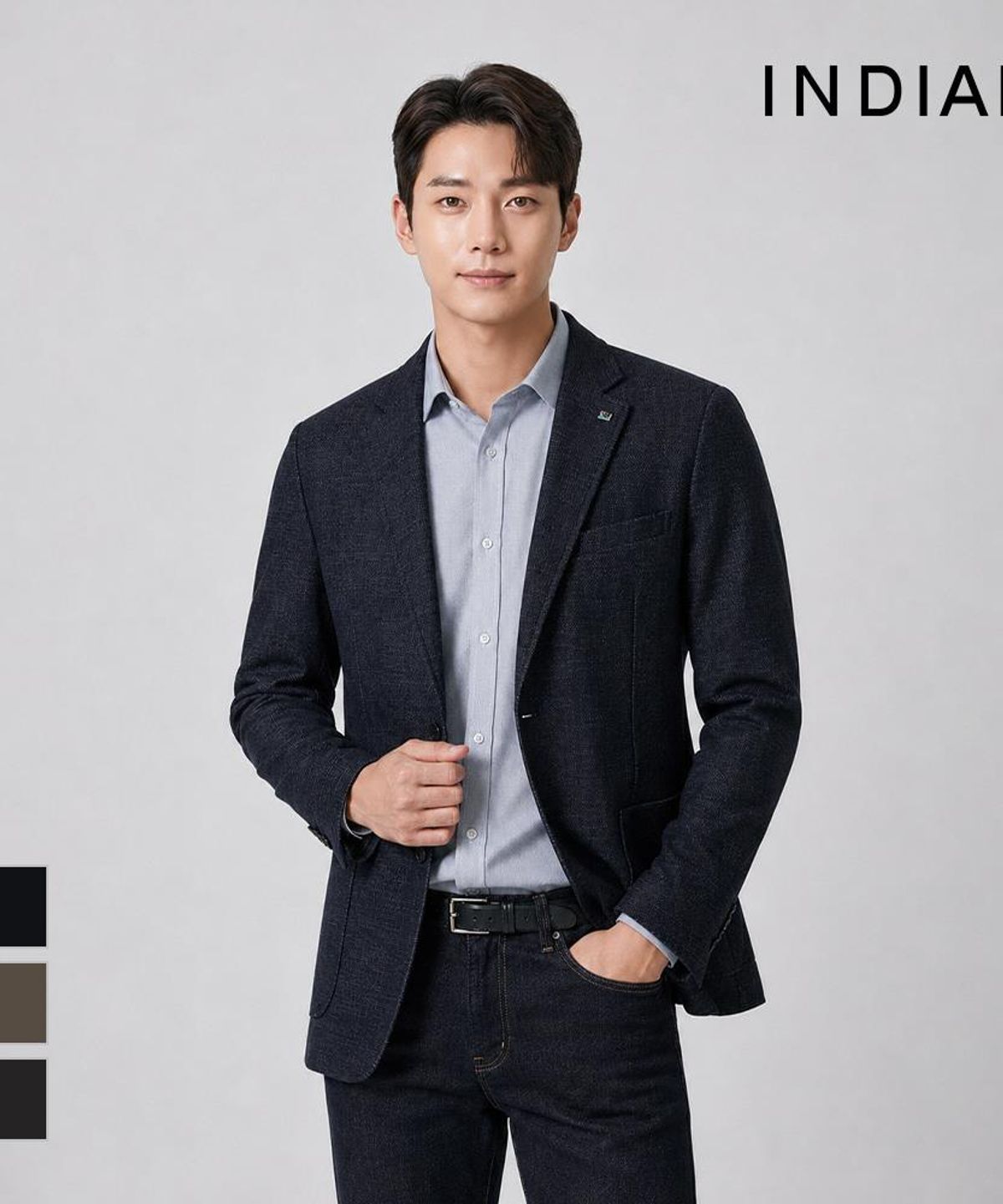 인디안(INDIAN) 몰스킨 아웃포켓 자켓