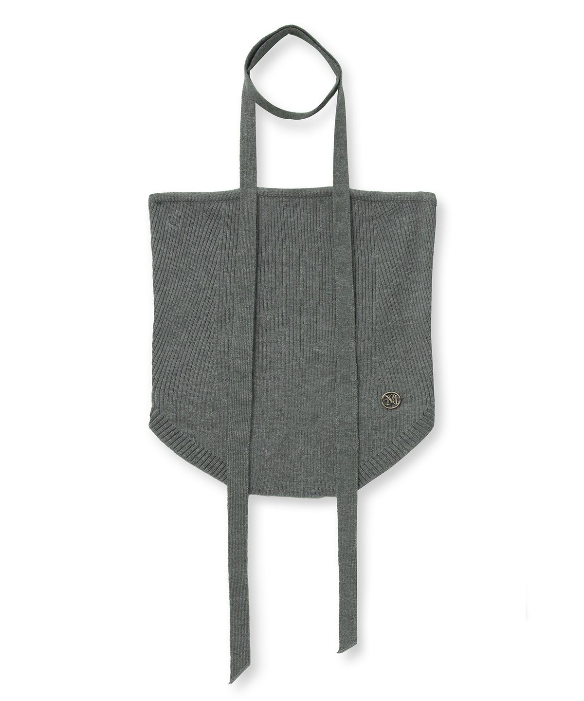 미드나잇 무브(MIDNIGHT MOVE) scarf top knit [grey]