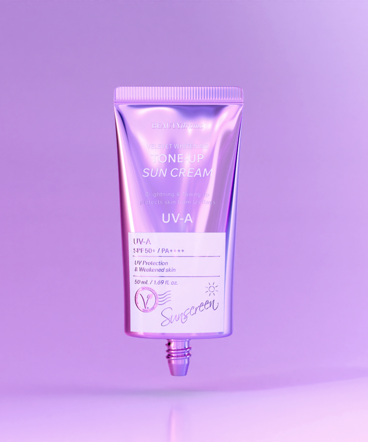 뷰티드라마(BEAUTYDRAMA) 벨벳 화이트닝 톤업 선크림