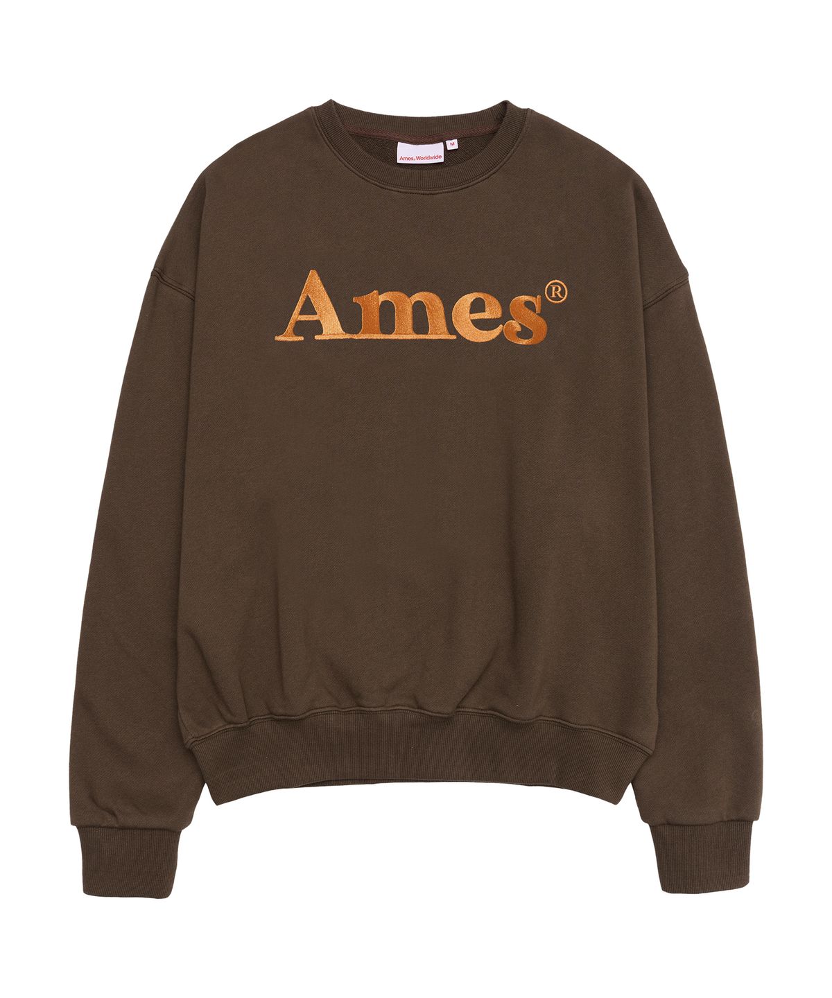 아메스 월드와이드(AMES-WORLDWIDE) BASIC LOGO SWEATSHIRT BROWN
