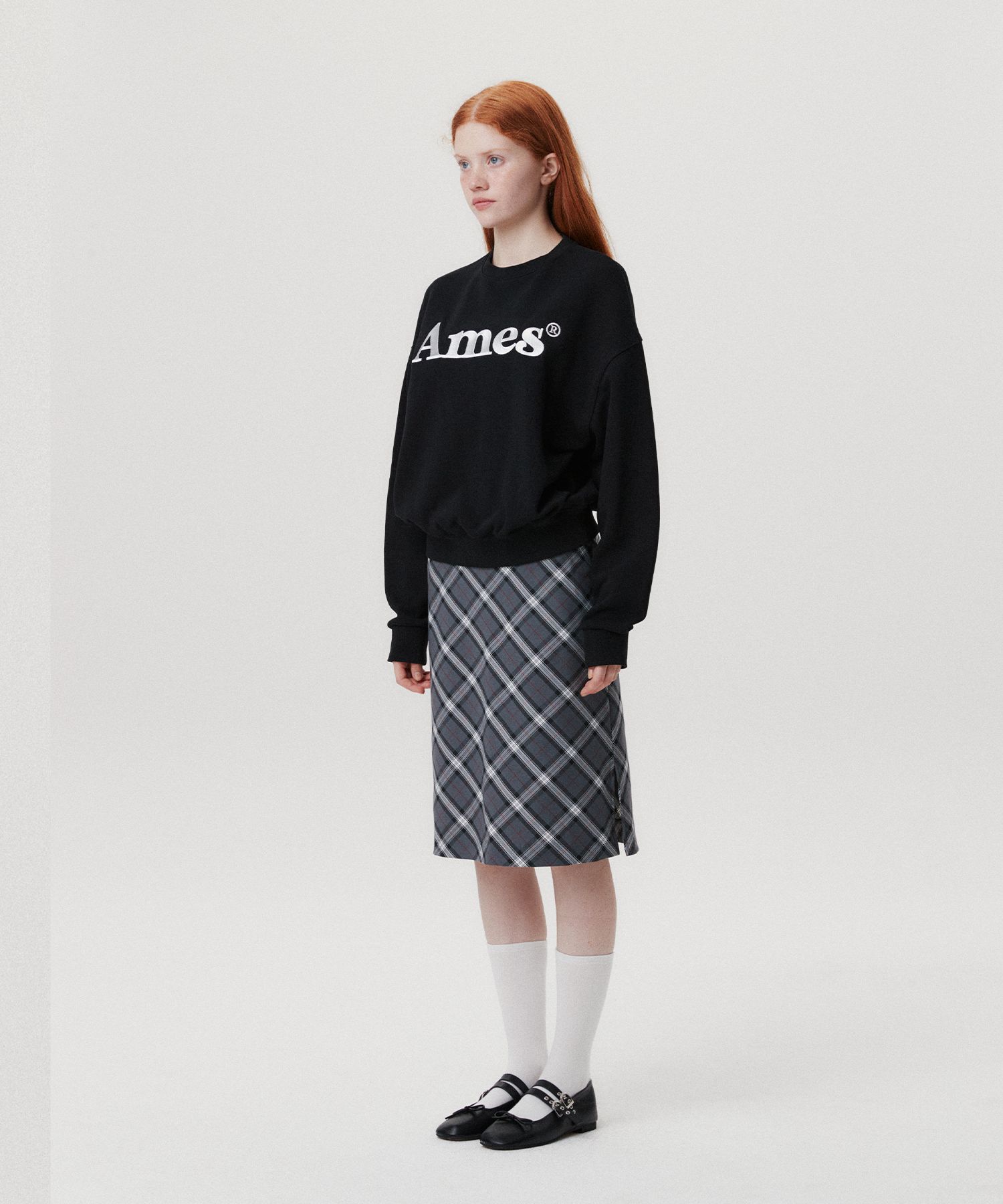 ★AMES-WORLDWIDE★BASIC LOGO SWEATSHIRT BLACK★正規品/送料込 MUSINSA | AMES-WORLDWIDE BASIC LOGO SWEATSHIRT BLACK