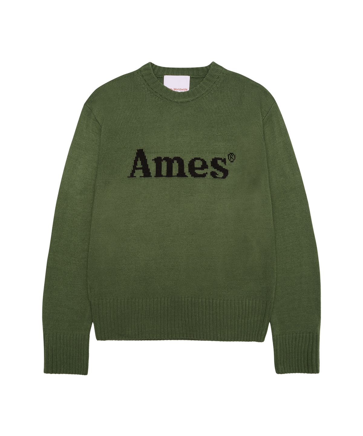아메스 월드와이드(AMES-WORLDWIDE) BASIC PULLOVER KNIT KHAKI
