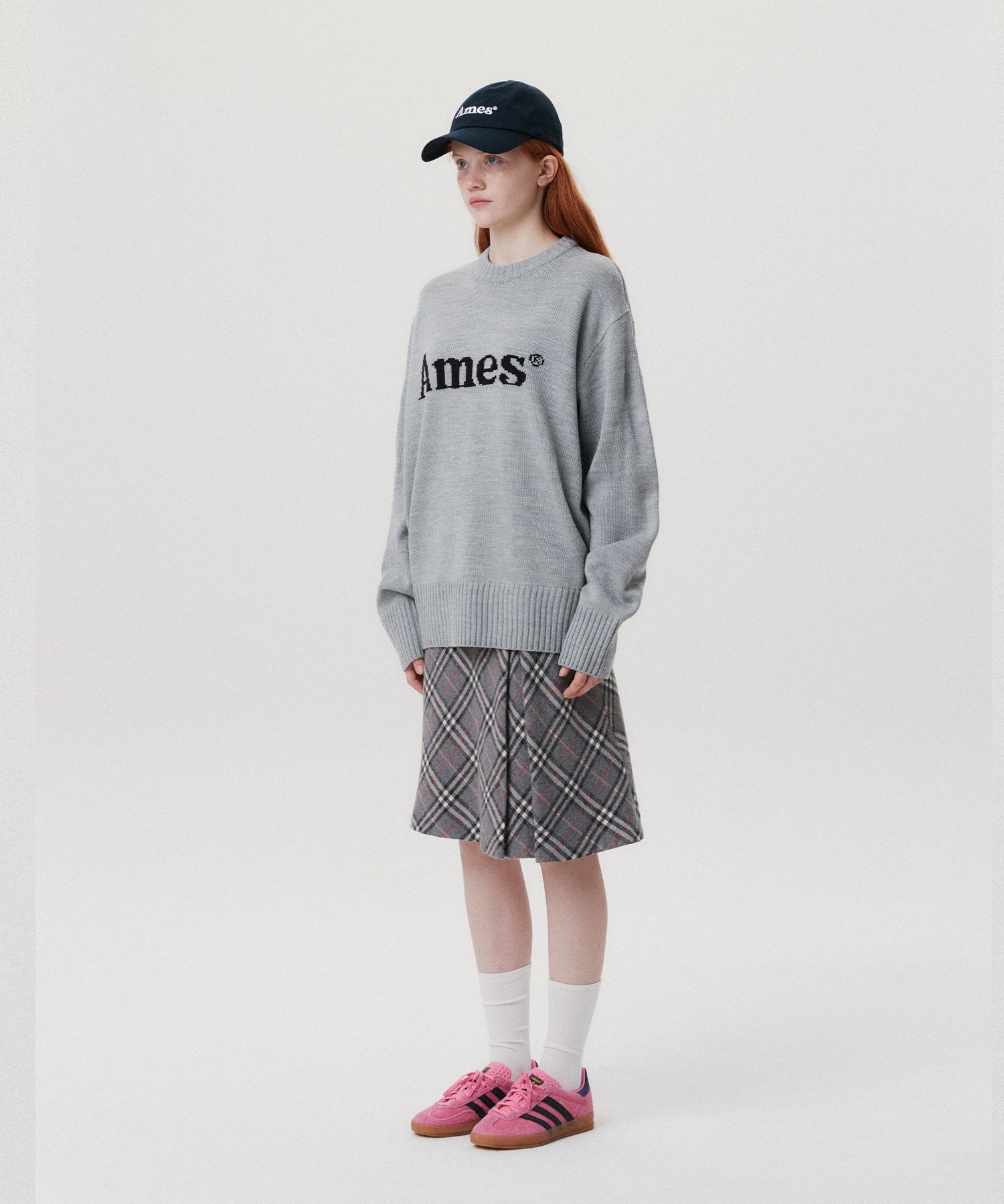 ★AMES-WORLDWIDE★BASIC PULLOVER KNIT GREY★正規品/直送料込 MUSINSA | AMES-WORLDWIDE BASIC PULLOVER KNIT GRAY