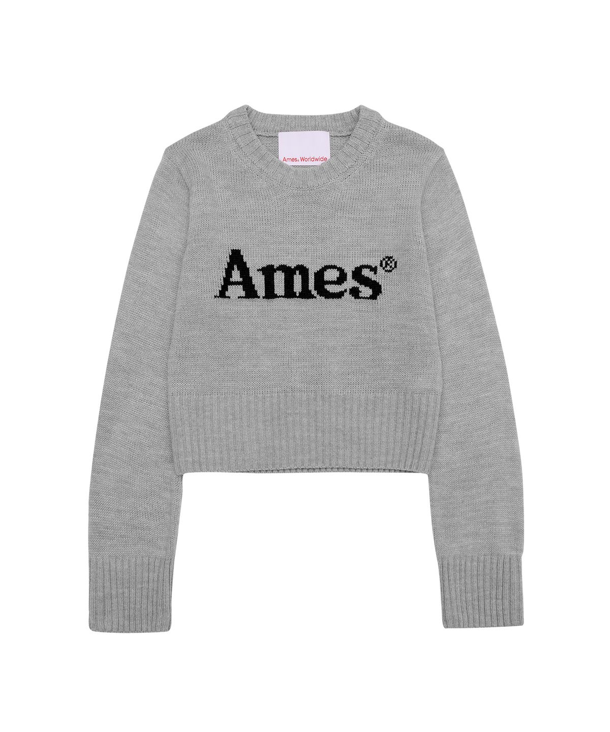 아메스 월드와이드(AMES-WORLDWIDE) BASIC PULLOVER KNIT GREY