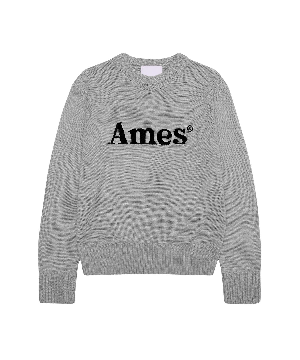 아메스 월드와이드(AMES-WORLDWIDE) BASIC PULLOVER KNIT GREY