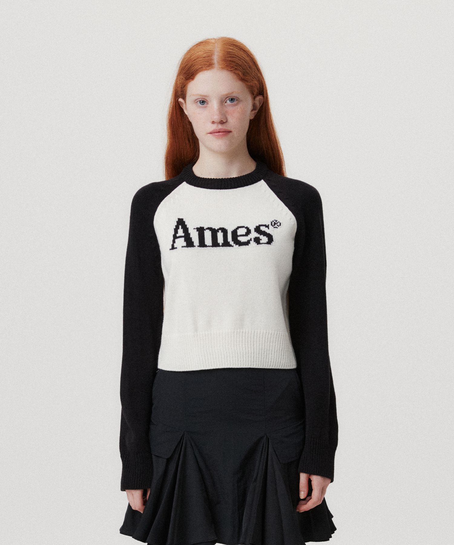 ★AMES-WORLDWIDE★BASIC RAGLAN PULLOVER KNIT IVORY★正規品 MUSINSA公式 | AMES-WORLDWIDE BASIC RAGLAN PULLOVER KNIT IVORY
