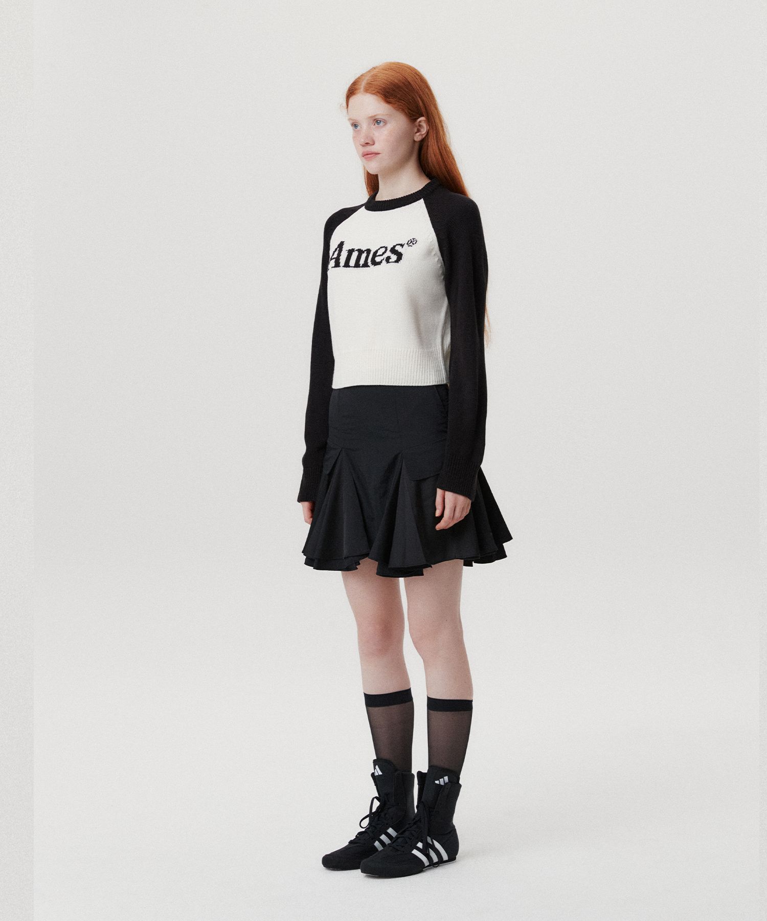 ★AMES-WORLDWIDE★BASIC RAGLAN PULLOVER KNIT IVORY★正規品 MUSINSA公式 | AMES-WORLDWIDE BASIC RAGLAN PULLOVER KNIT IVORY