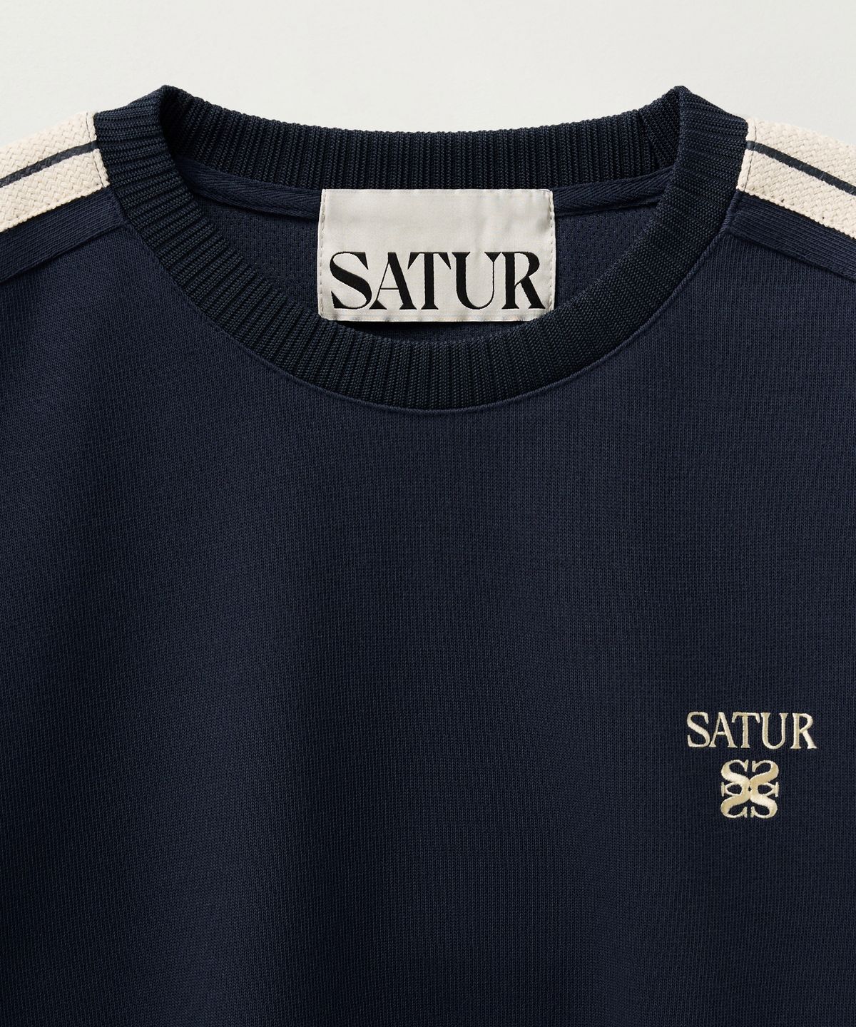 세터(SATUR) 로턴 스웨트셔츠 네이비