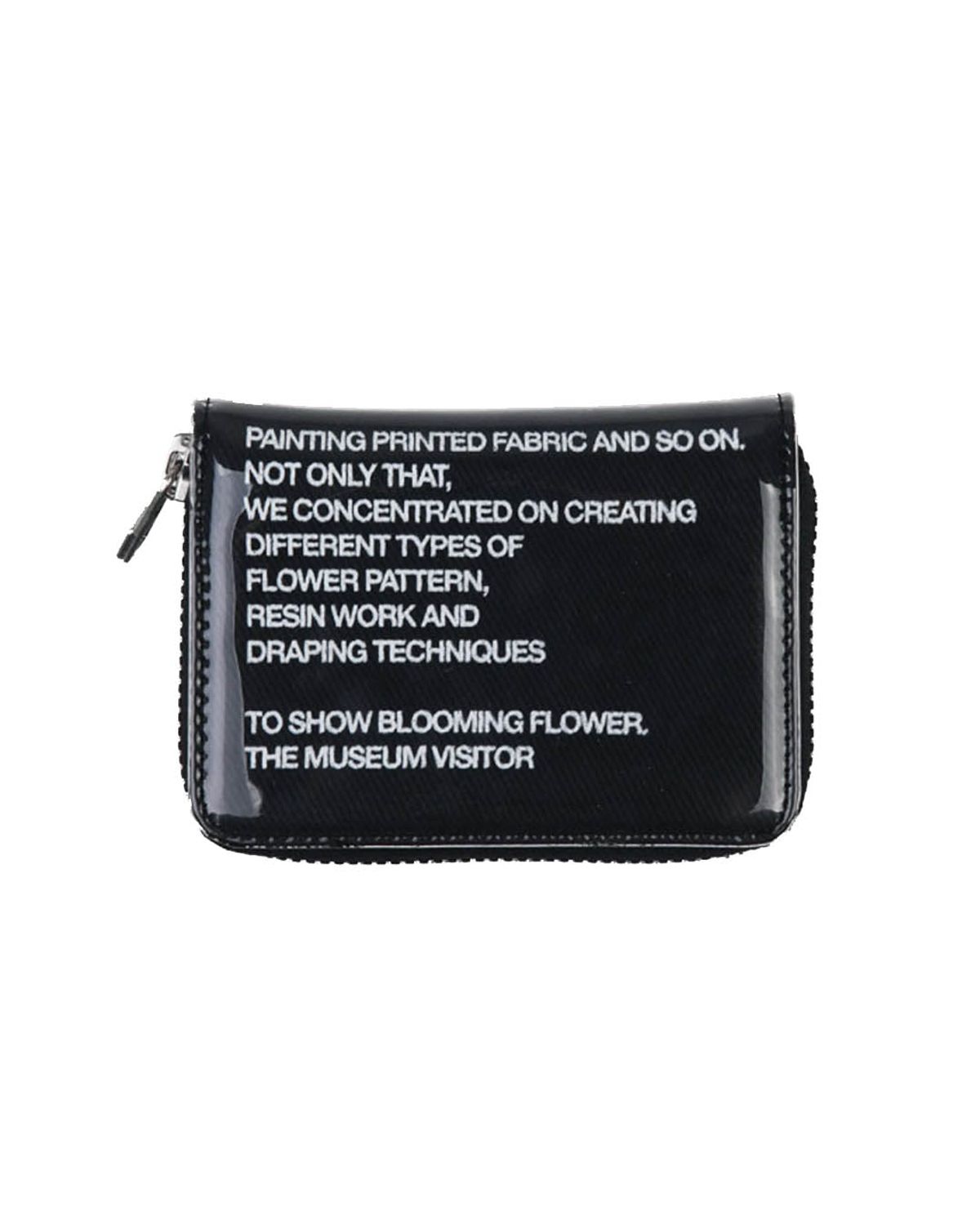 더뮤지엄비지터(THEMUSEUMVISITOR) PVC HEART PRINTED WALLET (BLACK)