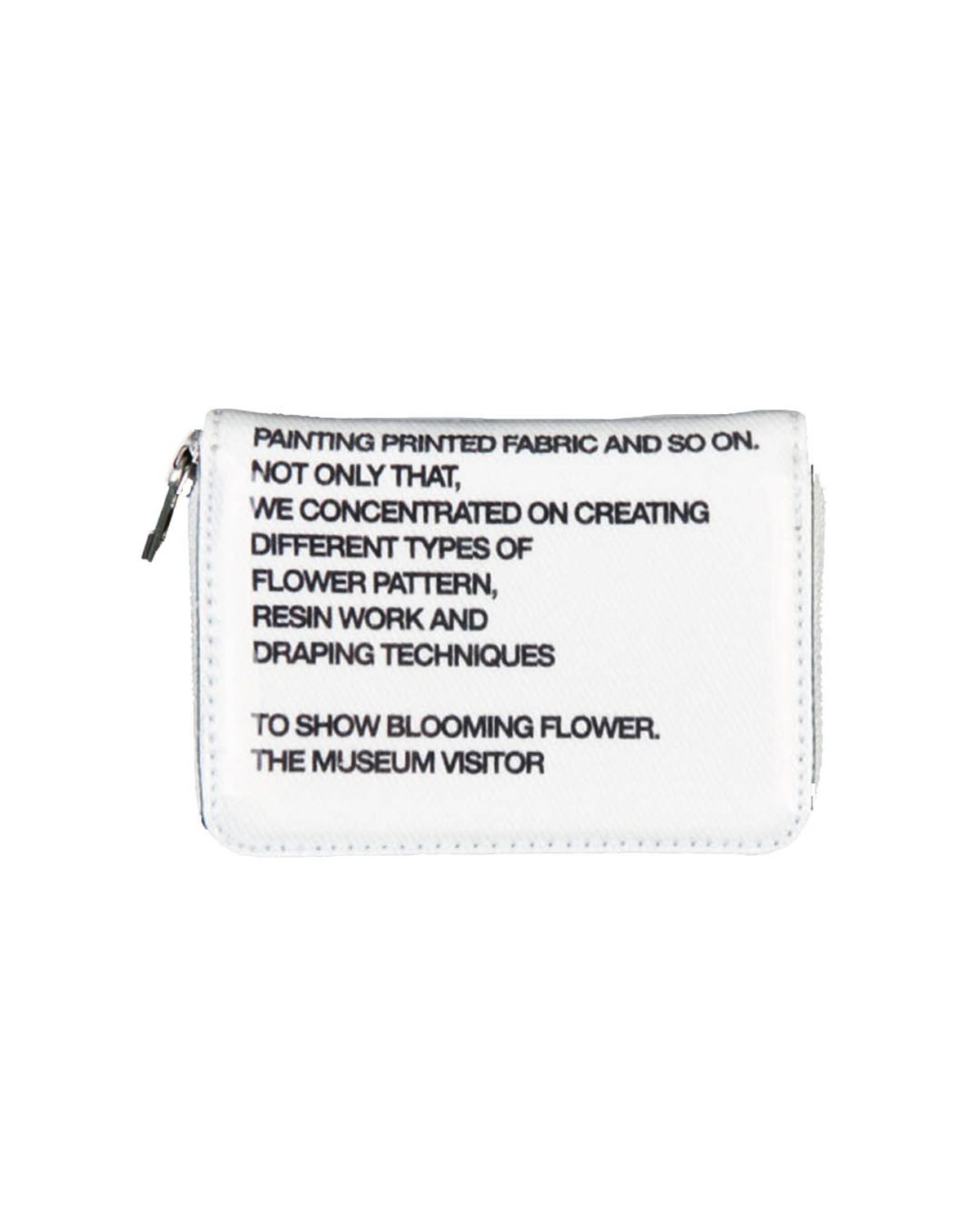 더뮤지엄비지터(THEMUSEUMVISITOR) PVC HEART PRINTED WALLET (WHITE)