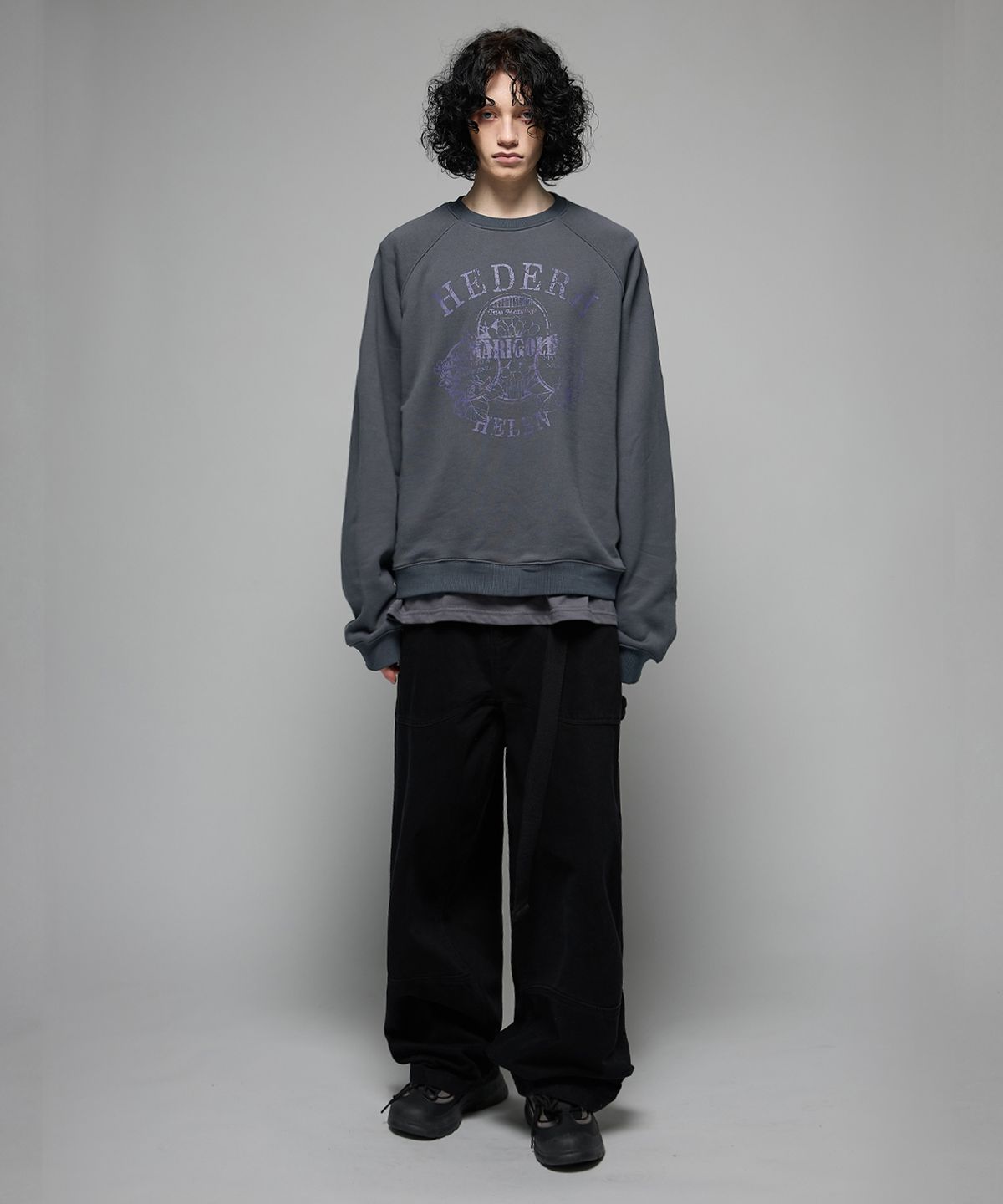 헤더헬렌(HEDER HELEN) Marigold d/grey sweat shirts