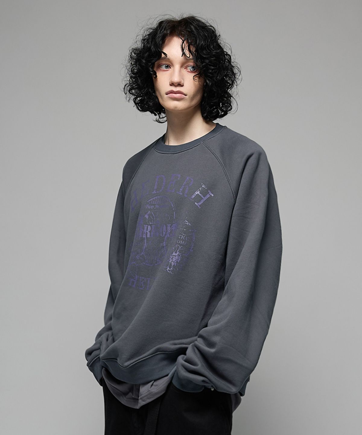 헤더헬렌(HEDER HELEN) Marigold d/grey sweat shirts