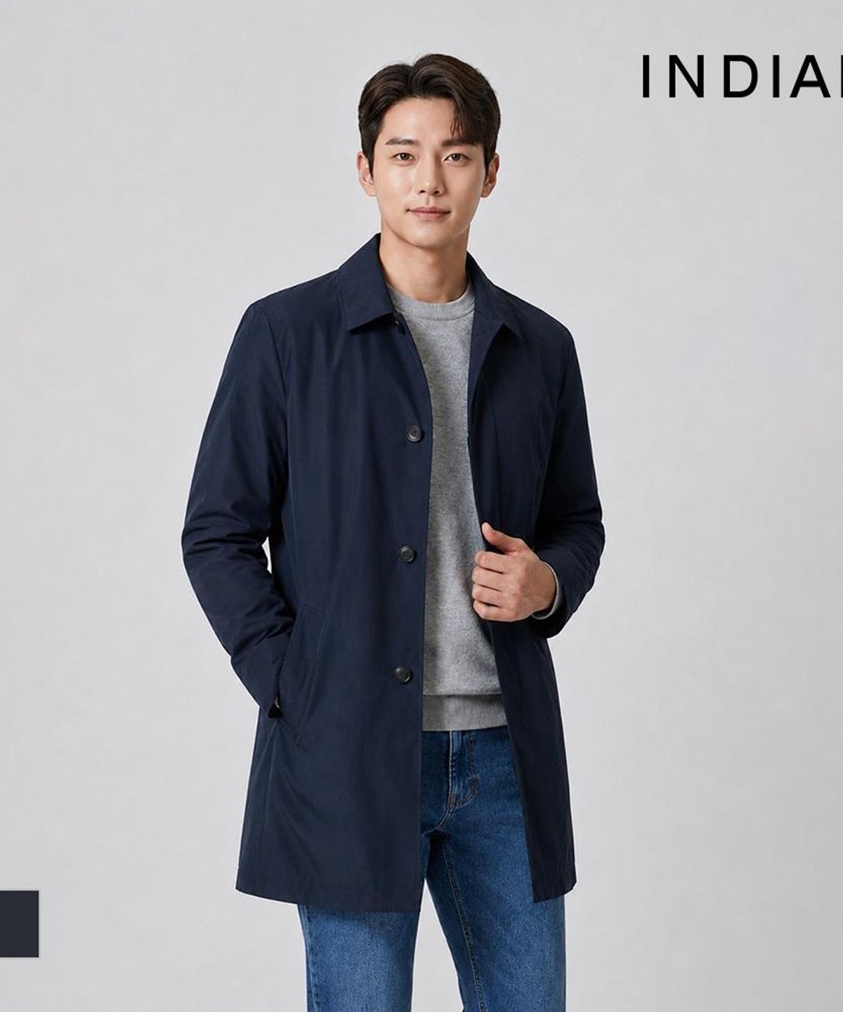 인디안(INDIAN) 라이너착탈 평에리 코트