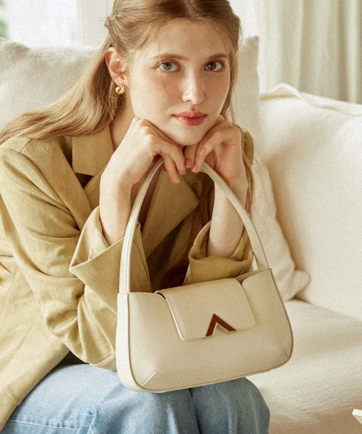 벨류엣(VALLUAT) Vandy bag_Cream Beige