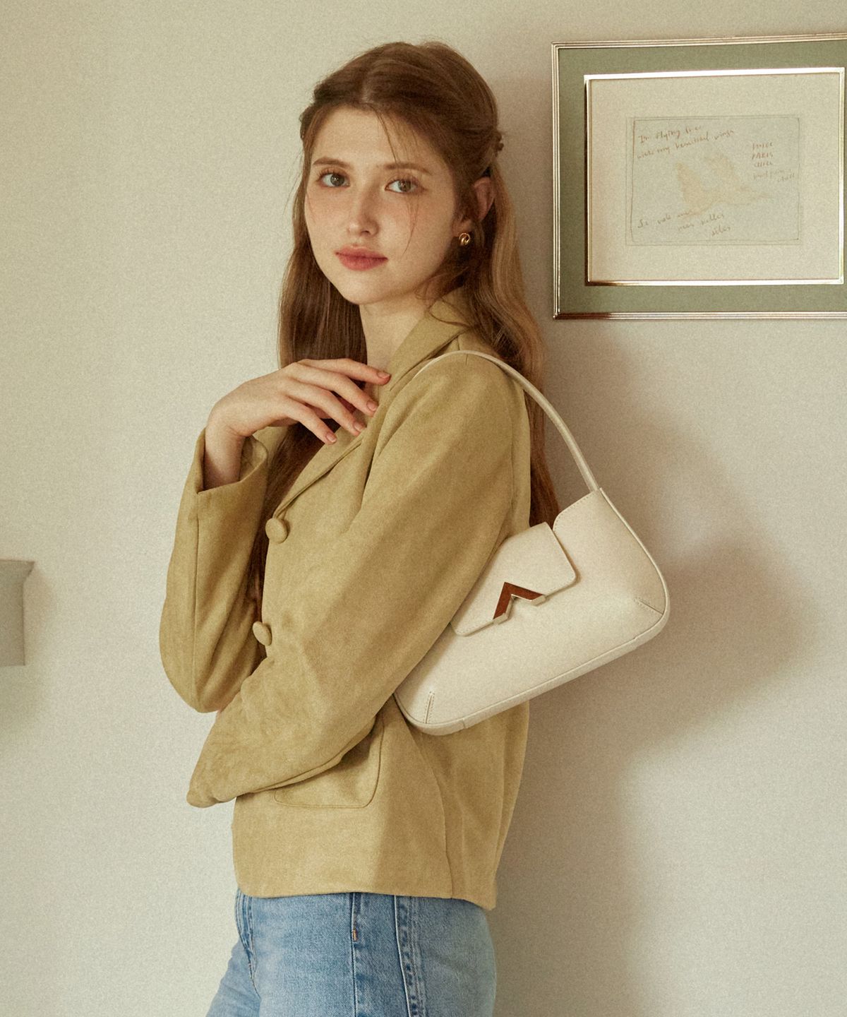 벨류엣(VALLUAT) Vandy bag_Cream Beige