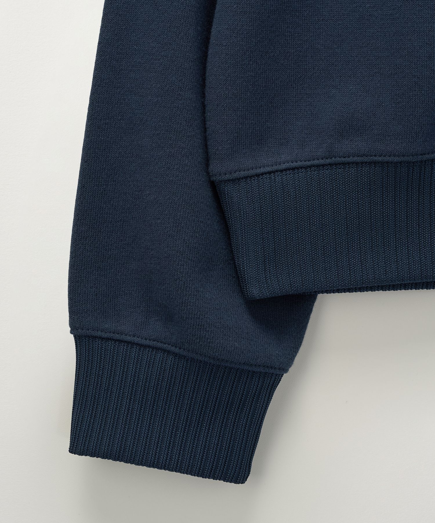 MUSINSA | SATUR Lawton Half Zip Up Sweatshirt Navy