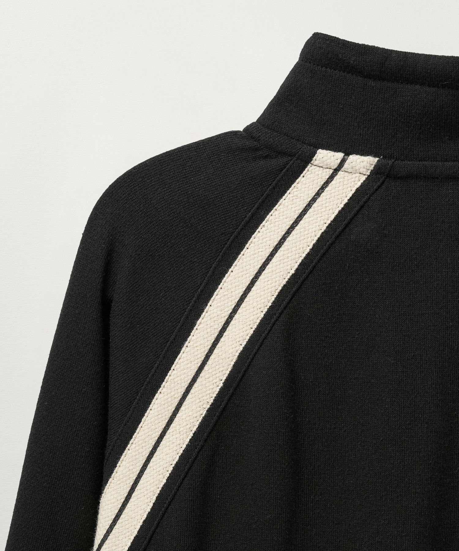 ◆SATUR◆ Lawton half zip-up sweatshirt black SA243UTM07BK MUSINSA公式 | SATUR Lawton Half Zip-Up Sweatshirt Black