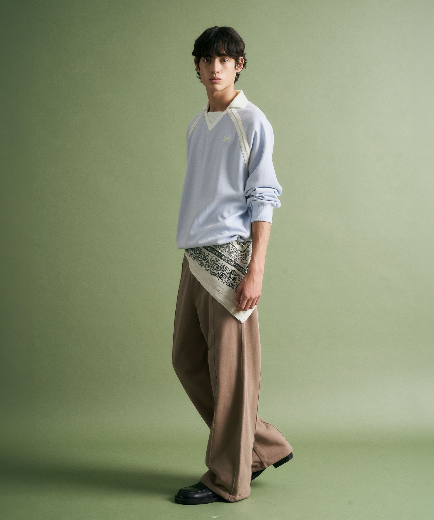 【SATUR】LAUSANNE SWEATSHIRT MUSINSA | SATUR Lausanne Sweatshirt Sky Blue