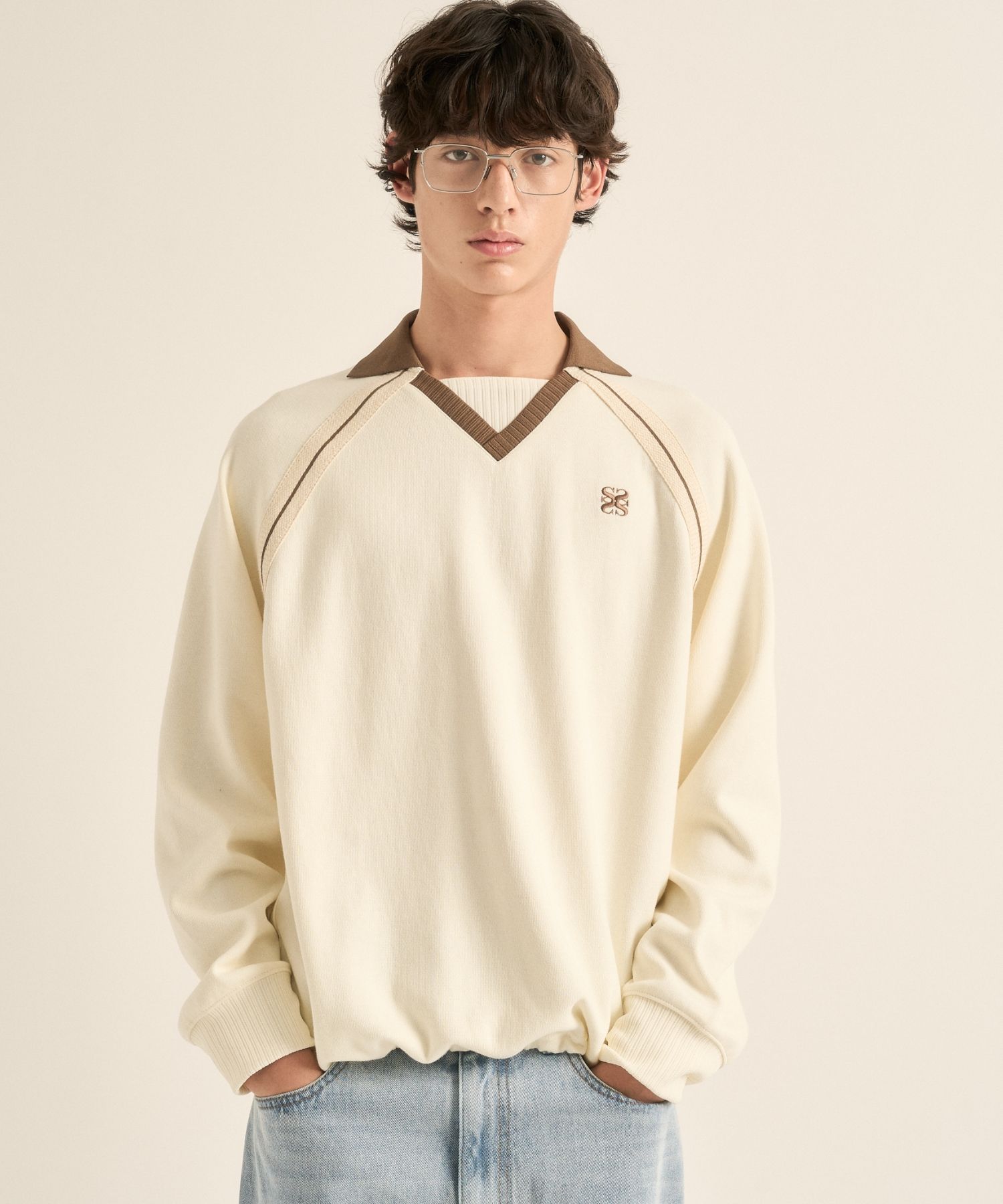 スウェット・トレーナー SATUR Lausanne Sweatshirt Cream MUSINSA | SATUR Lausanne Sweatshirt Cream