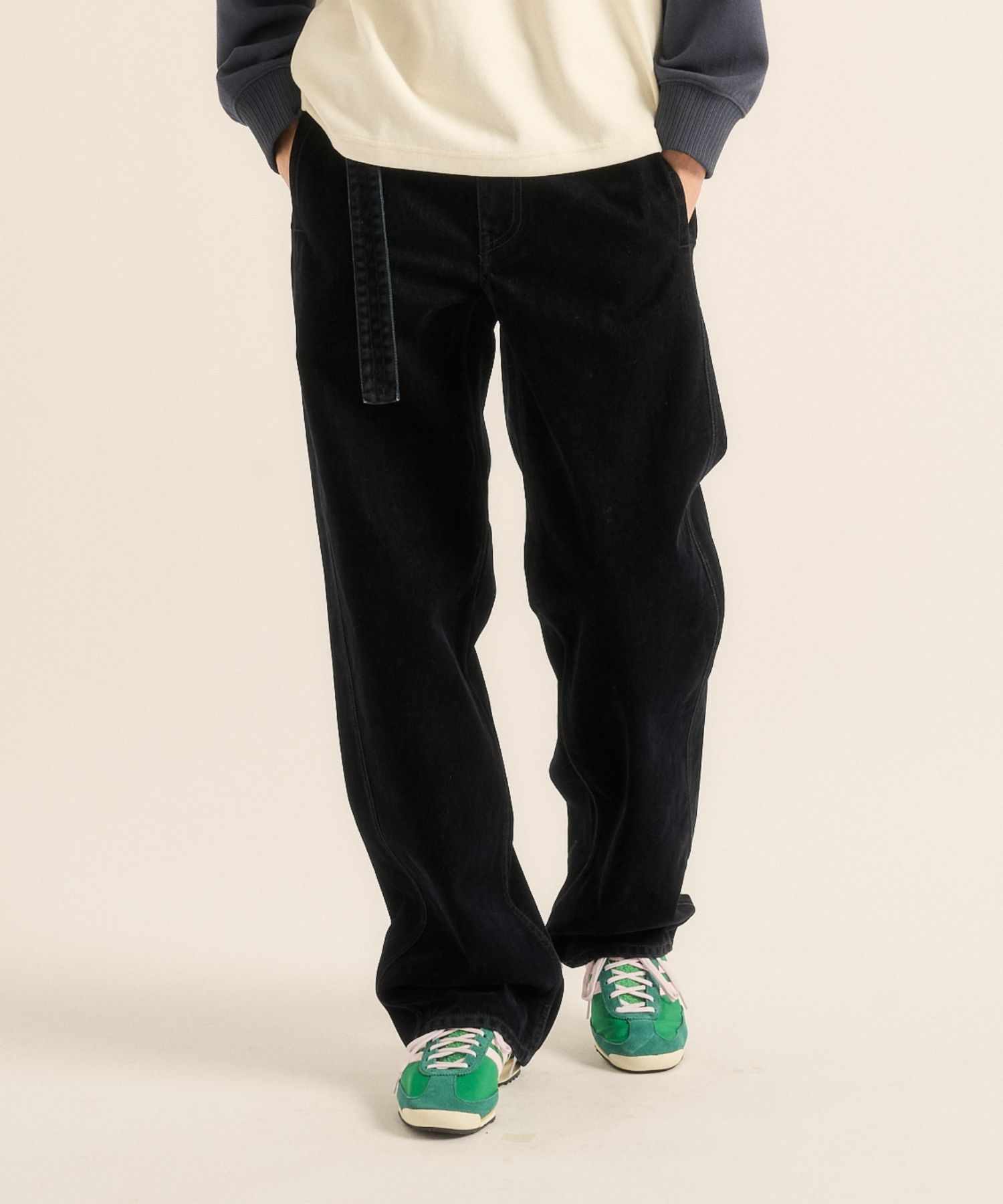 MUSINSA | SATUR Camaro Denim Pants Indigo Blue