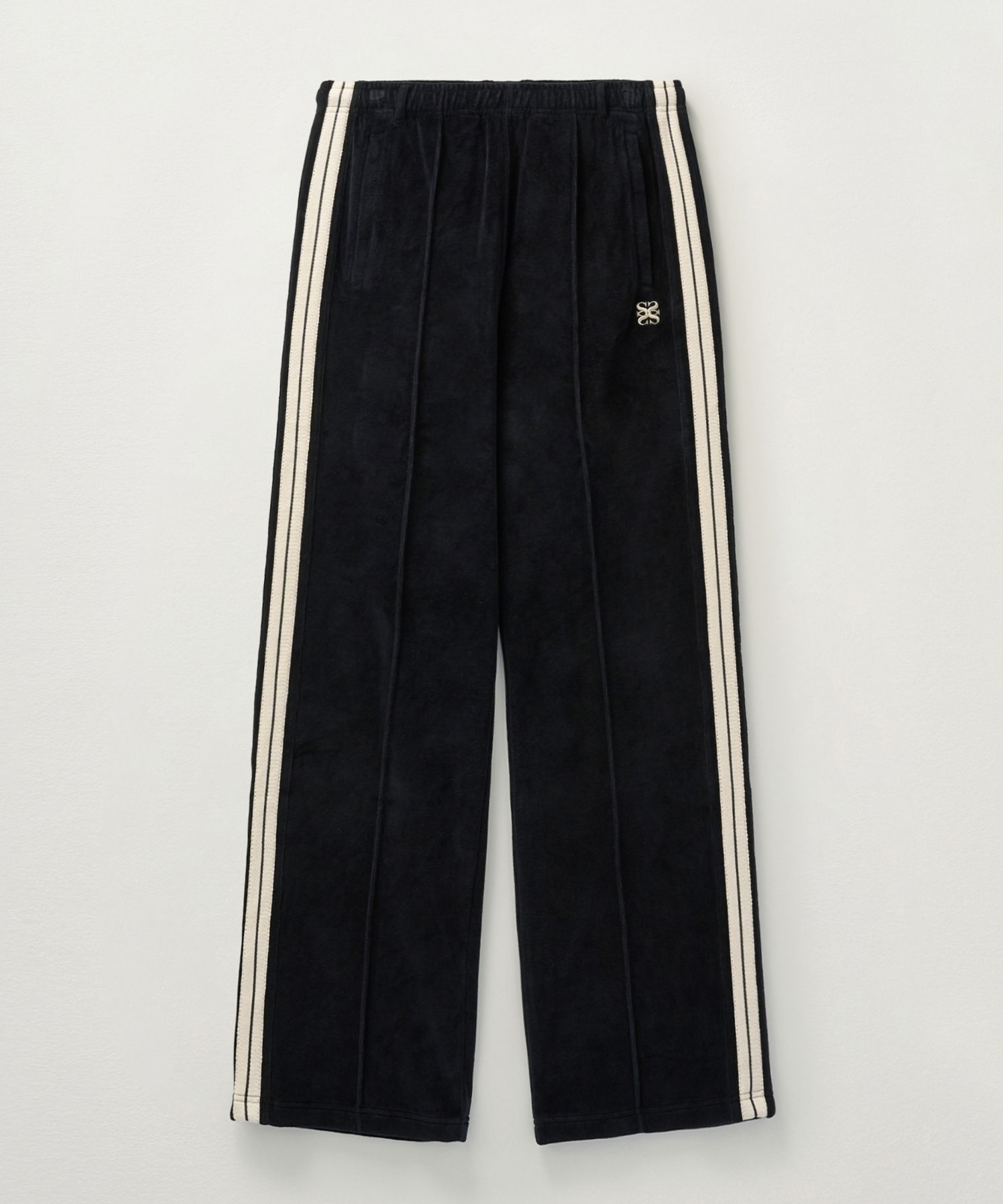 MUSINSA公式 | SATUR ロトンベルベットトラックパンツブラック